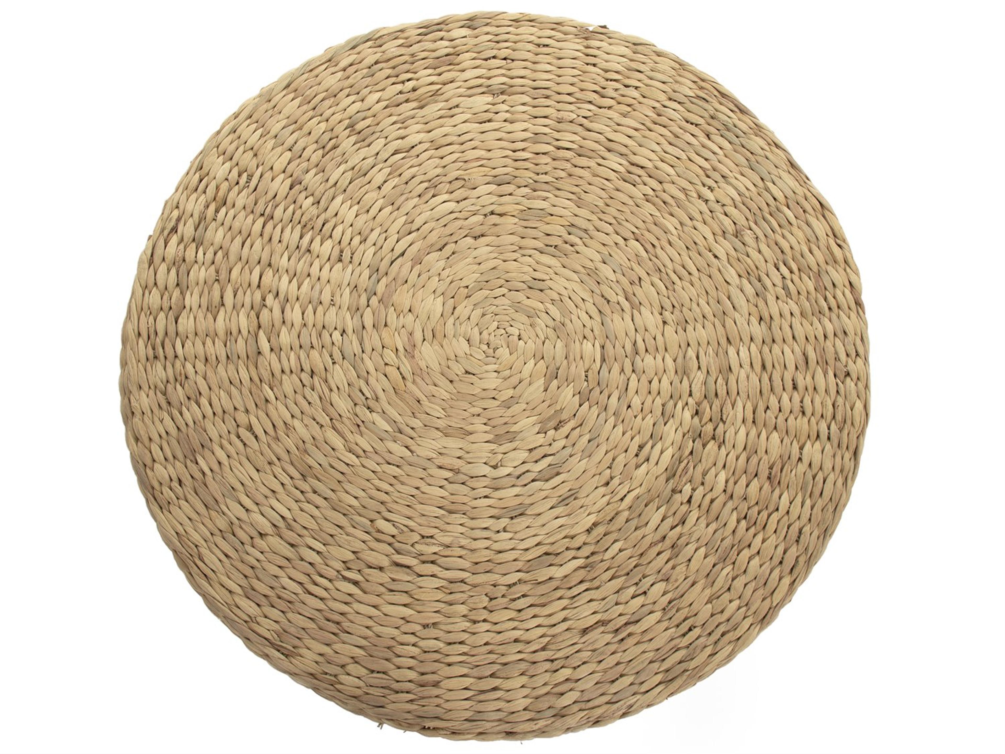 Zentique Brown Ottoman