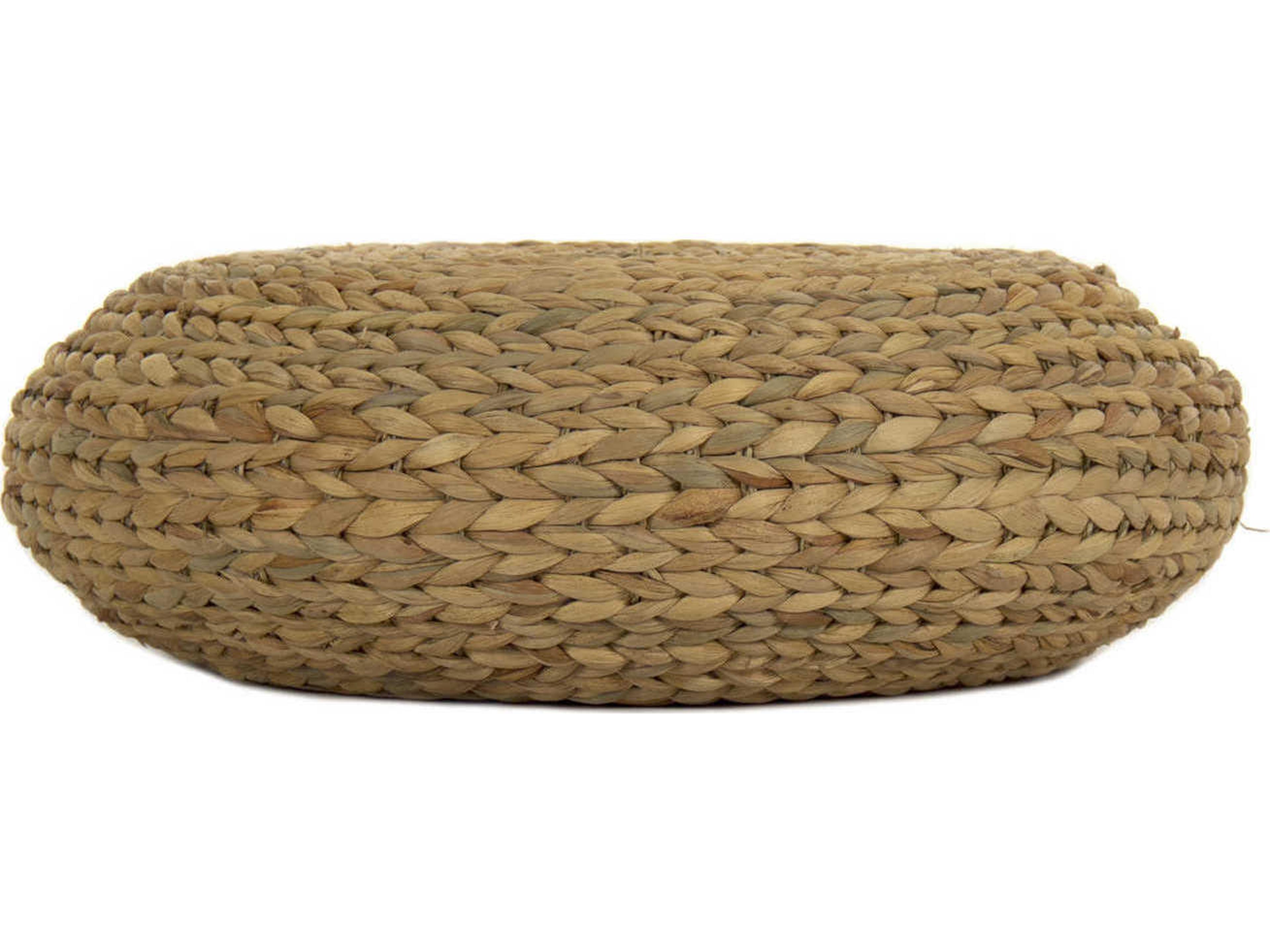 Zentique Brown Ottoman