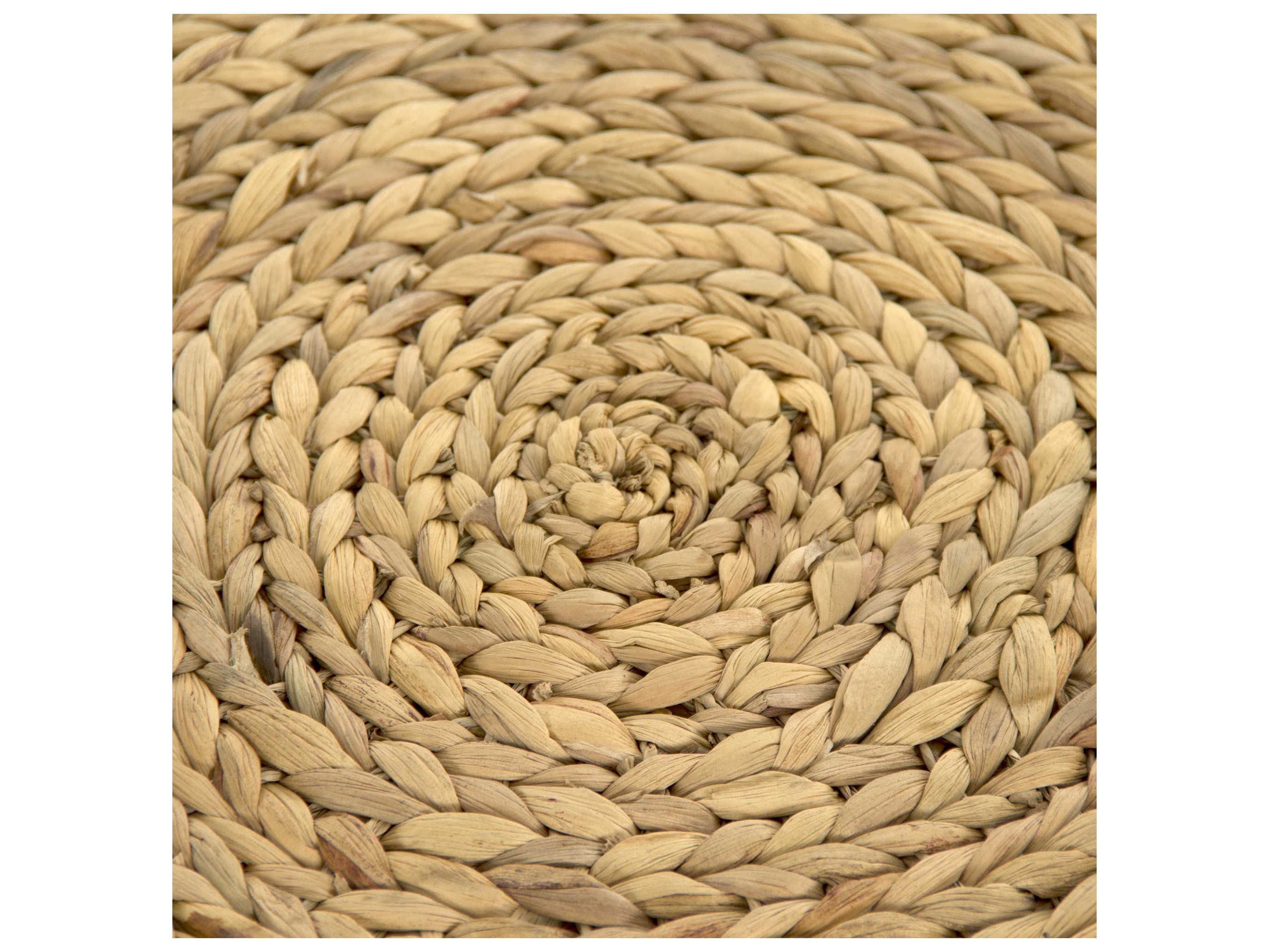 Zentique Brown Ottoman