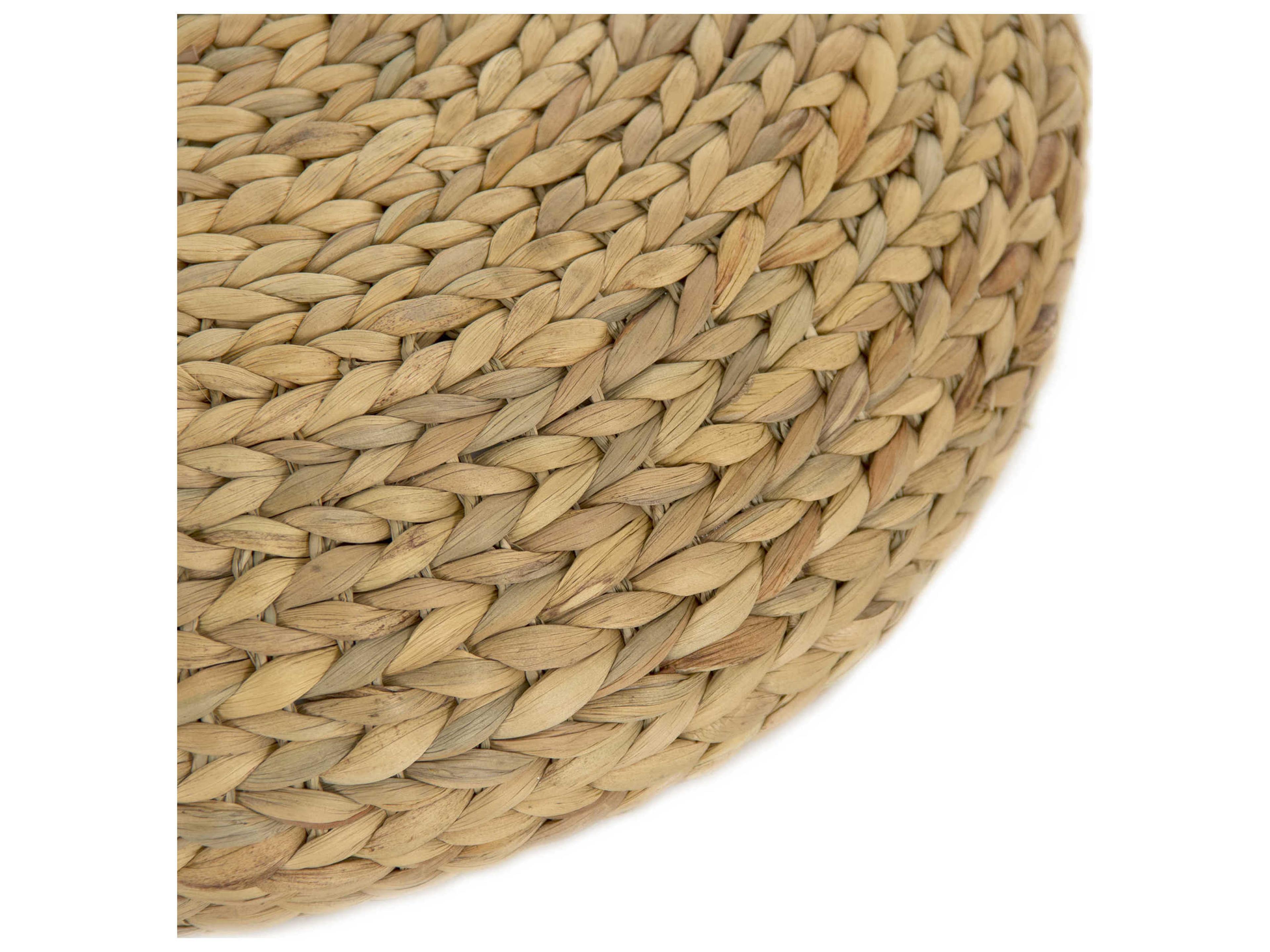 Zentique Brown Ottoman