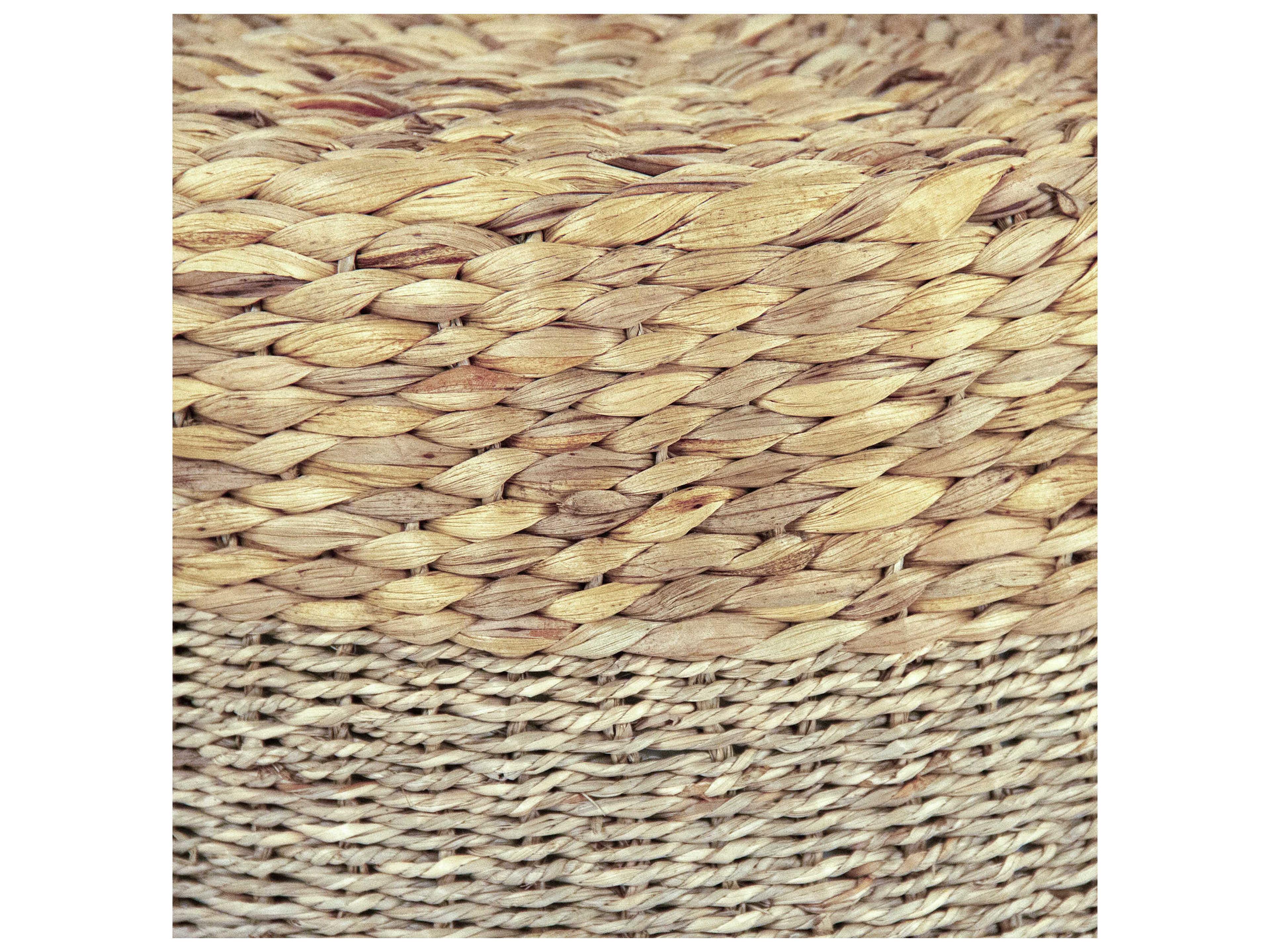 Zentique Brown Ottoman