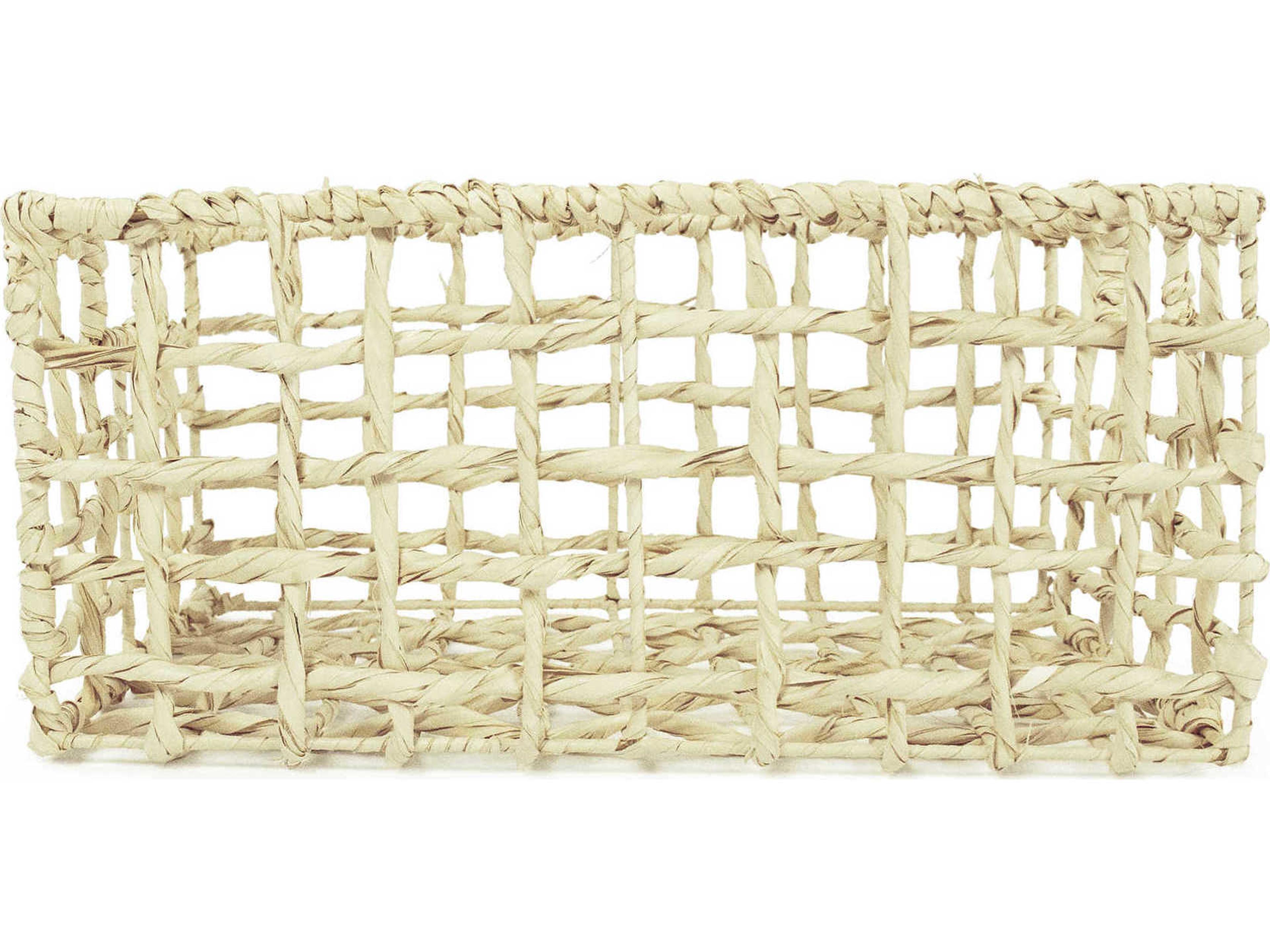 Zentique Light Brown 18" Woven Basket