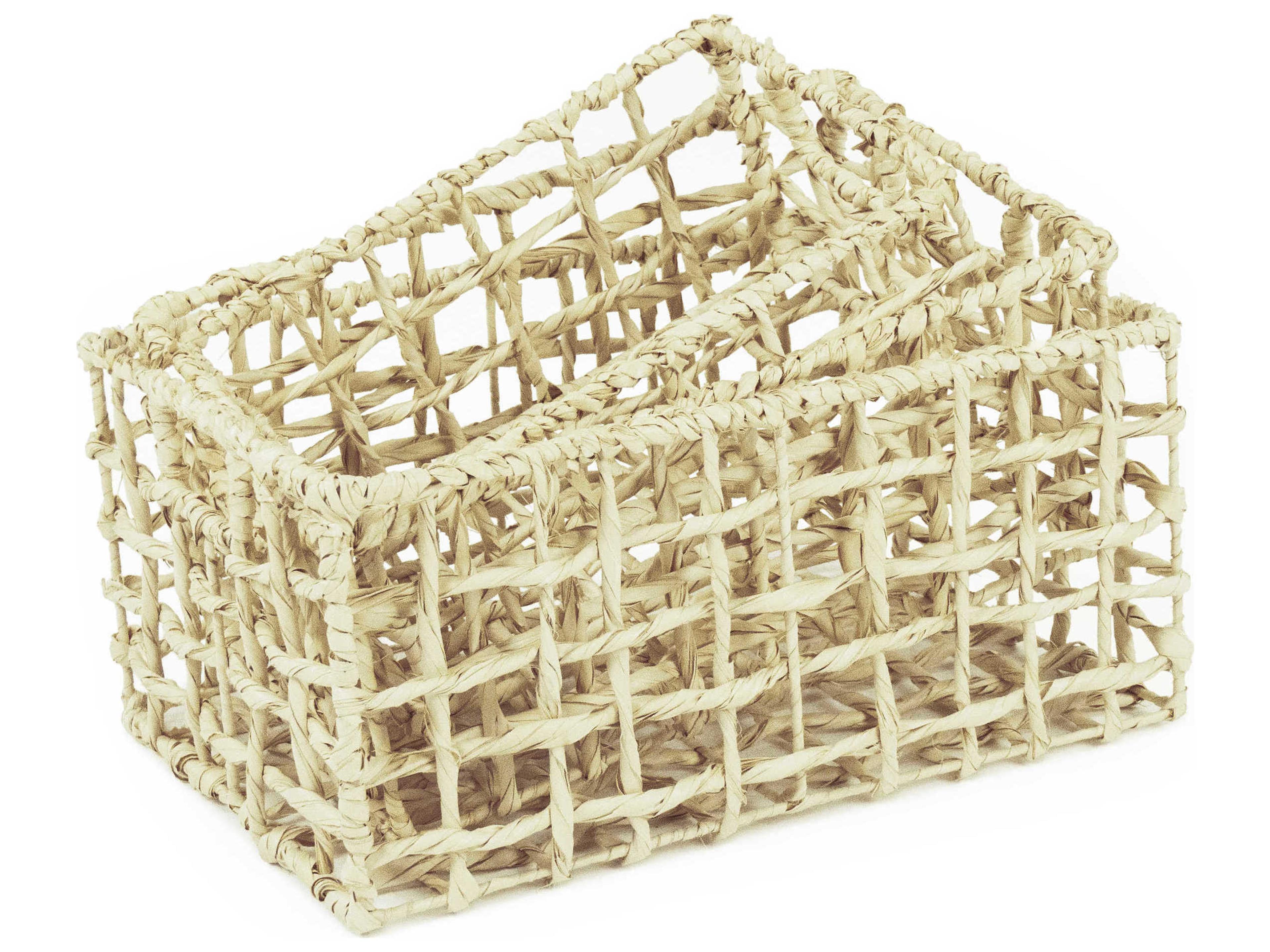Zentique Light Brown 18" Woven Basket
