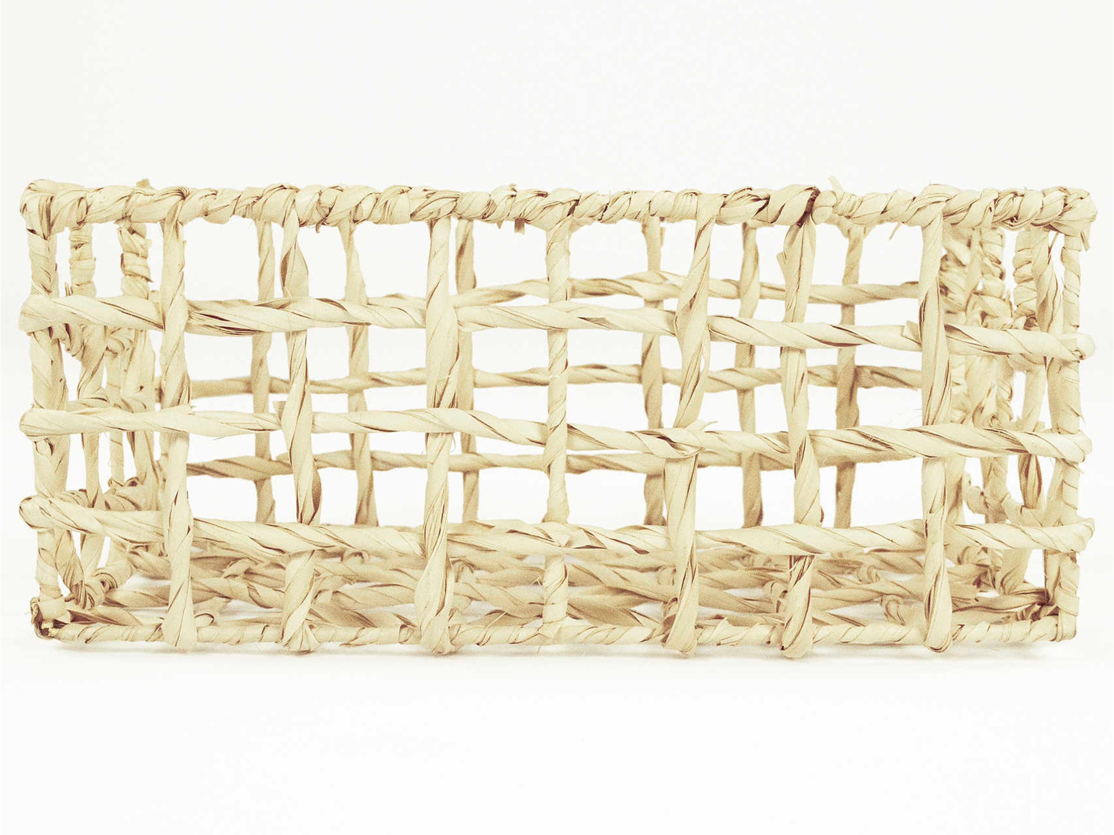 Zentique Light Brown 16" Woven Basket