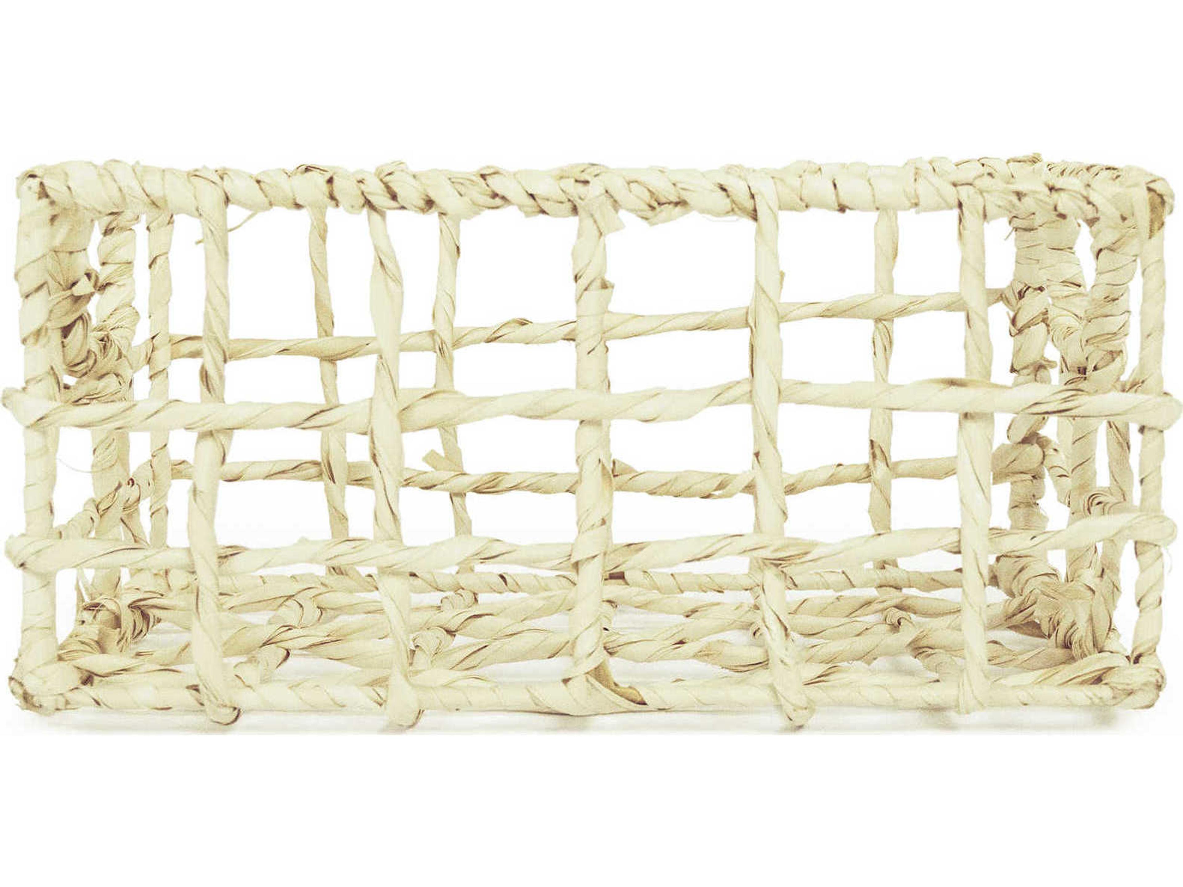 Zentique Light Brown 13" Woven Basket