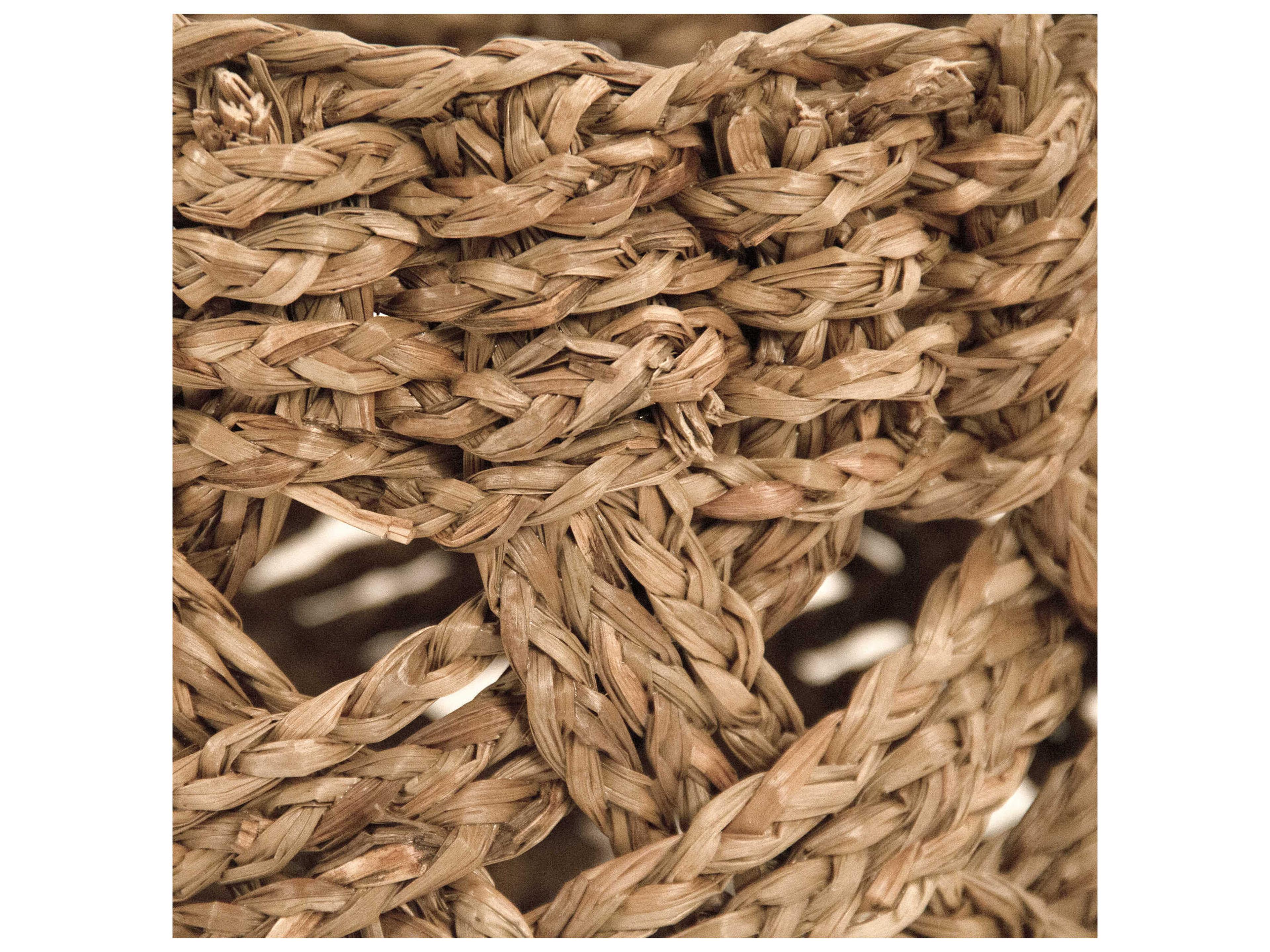 Zentique Woven Dark Brown Storage Bin Medium