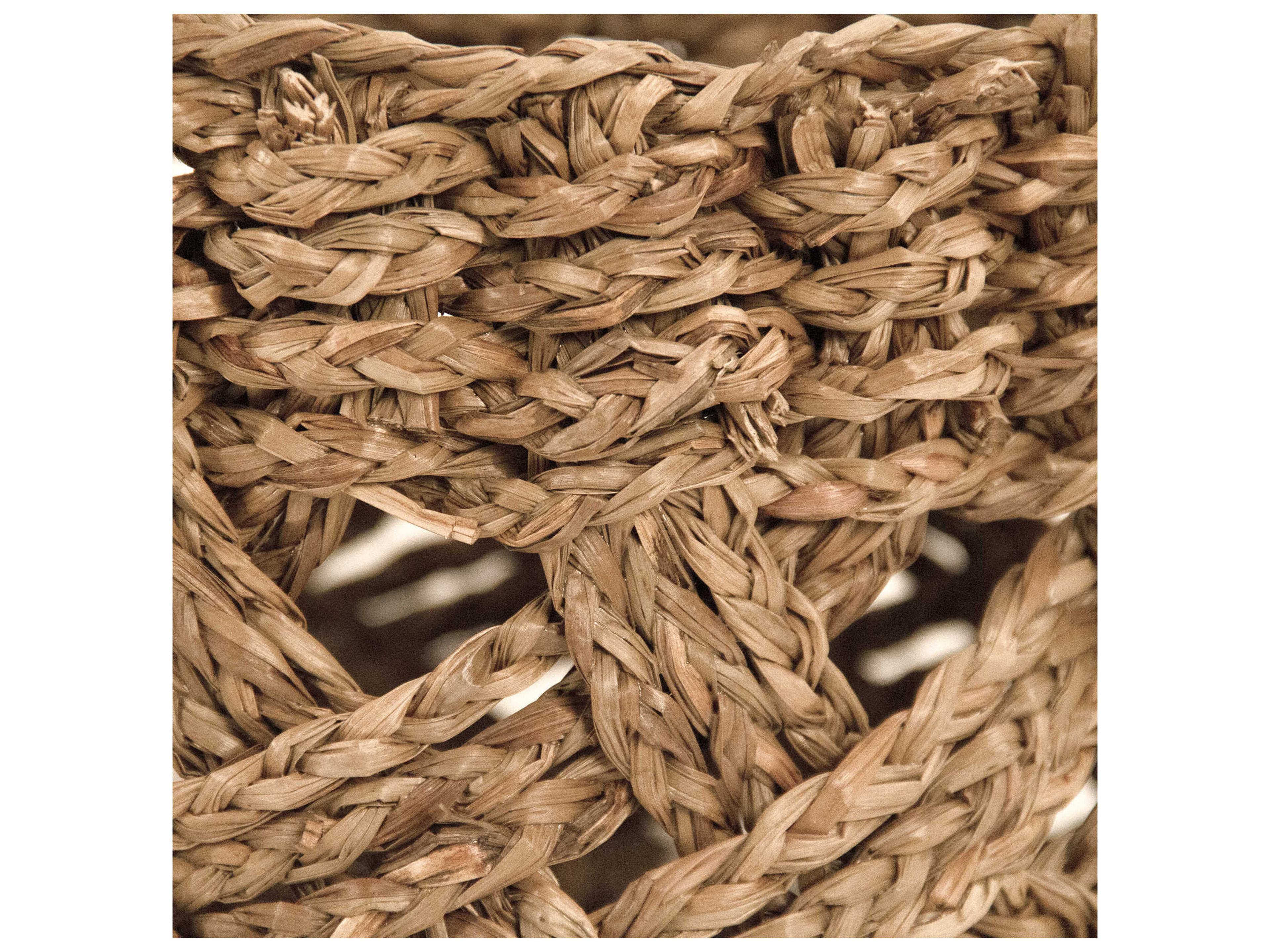 Zentique Woven Dark Brown Storage Bin Small