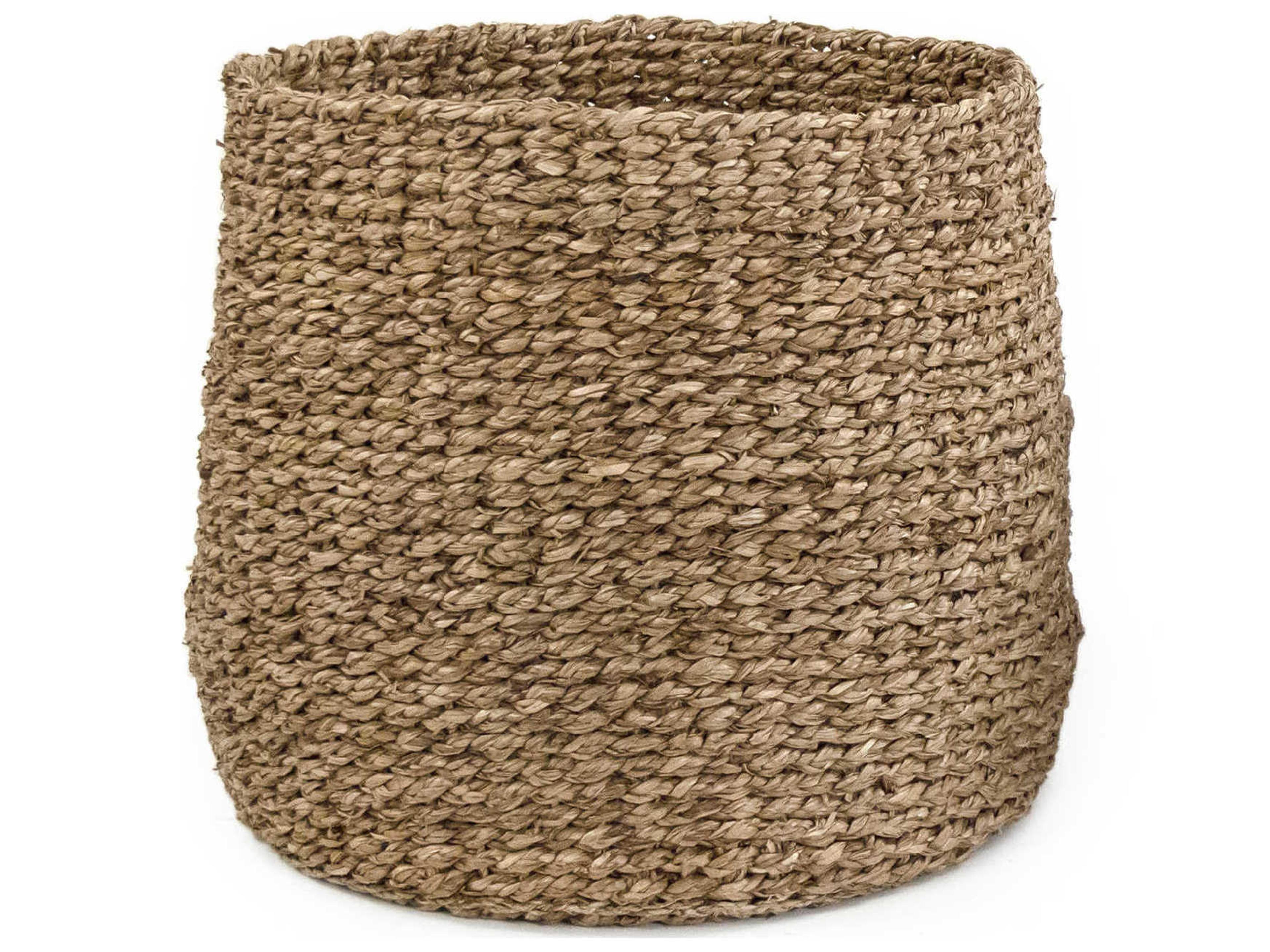 Zentique Brown 19" Woven Basket