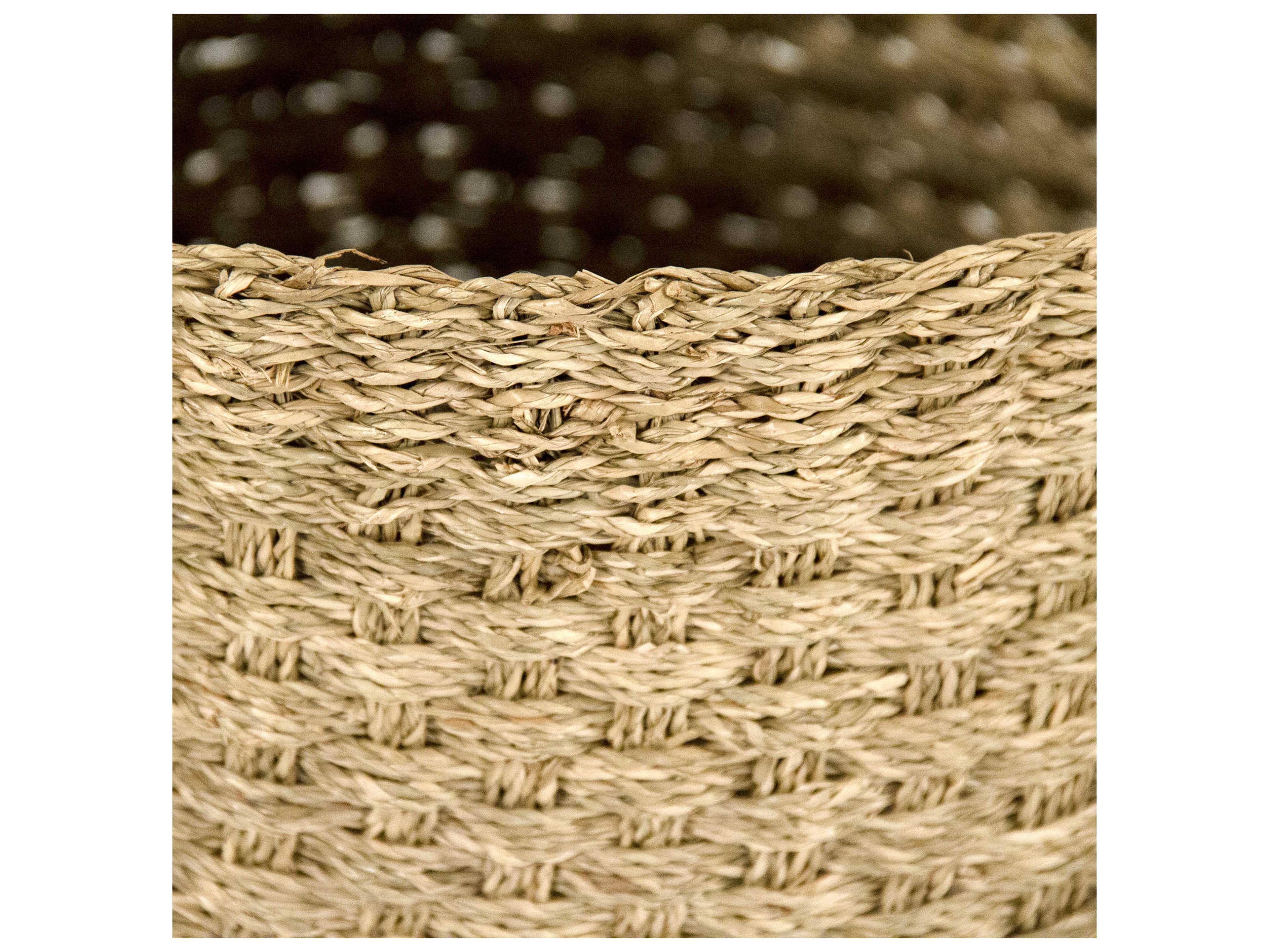 Zentique Brown 17" High Woven Basket