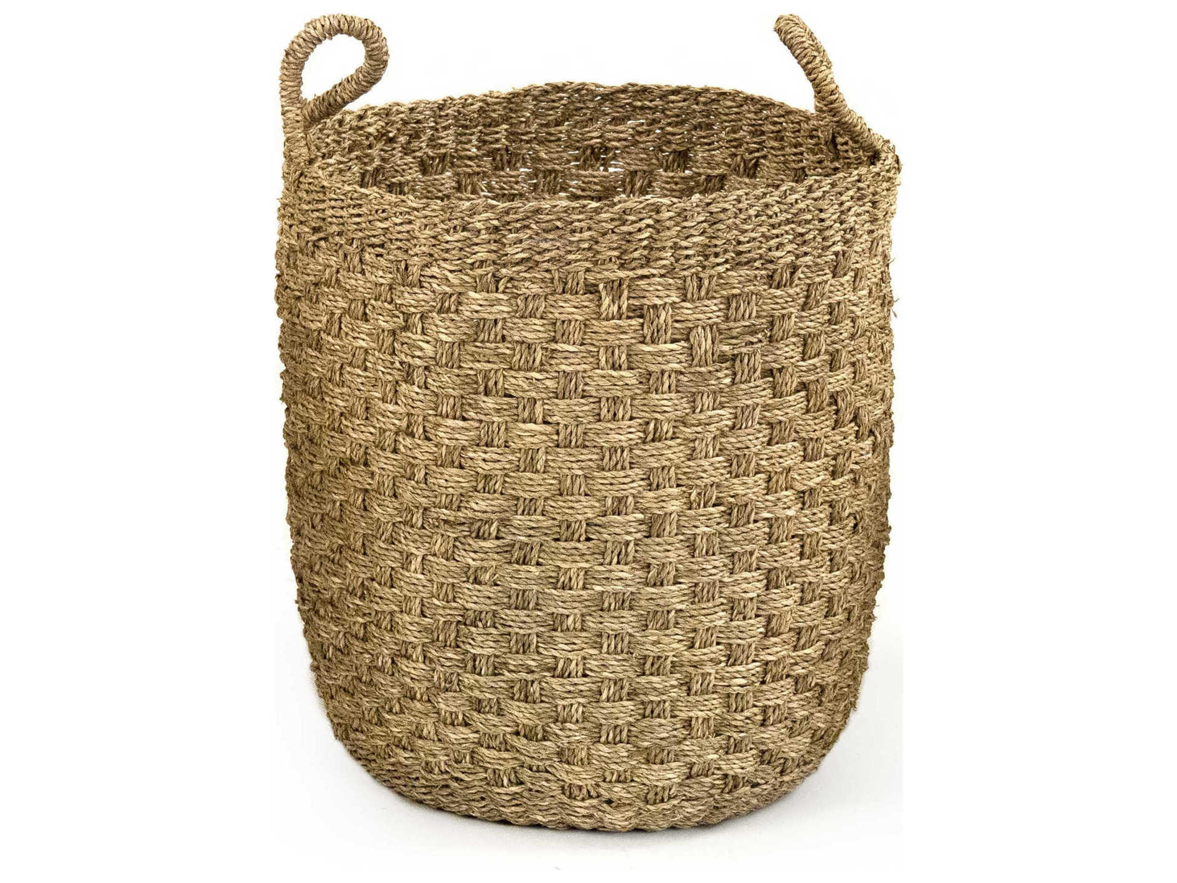 Zentique Brown 15" High Woven Basket