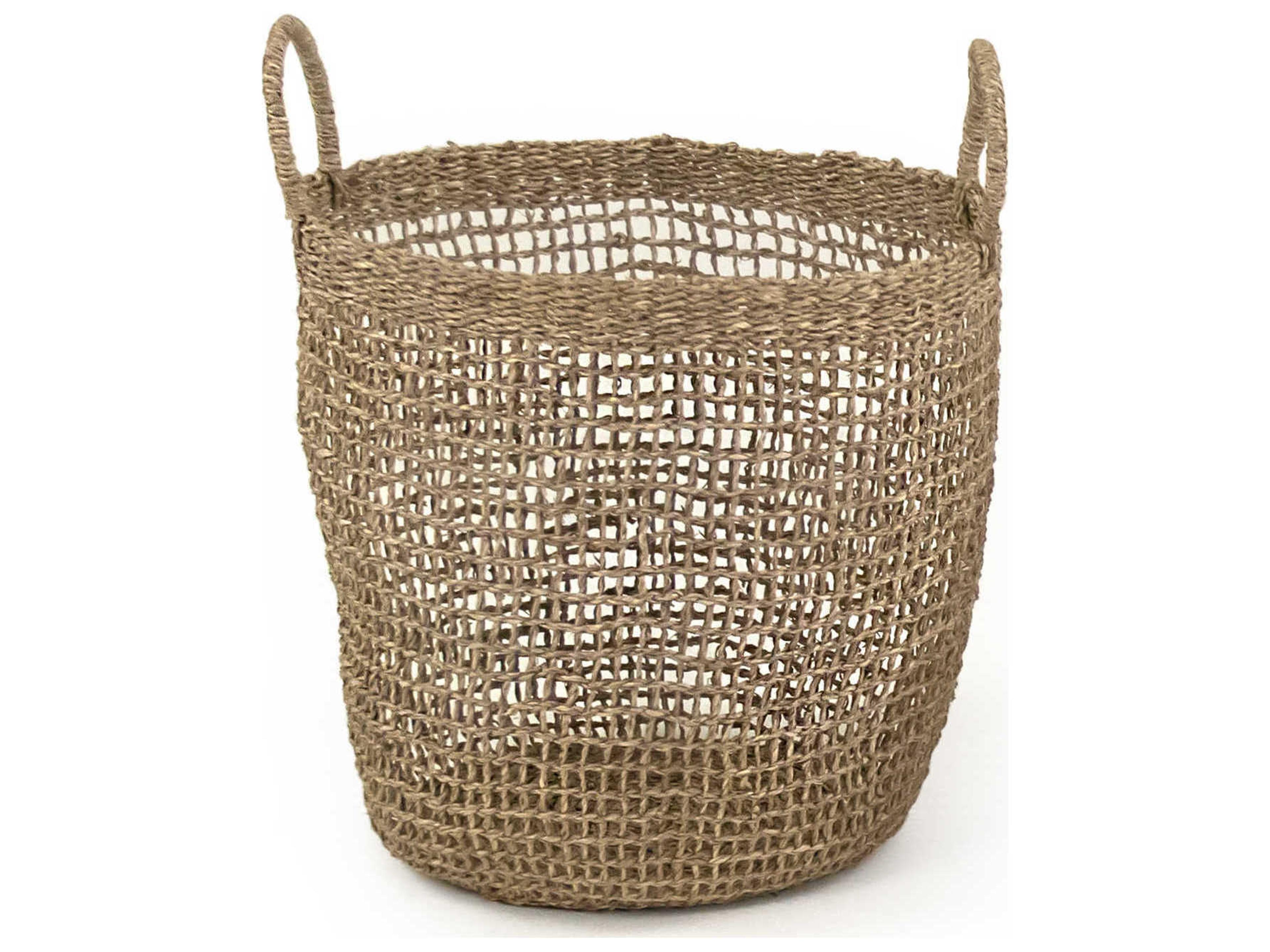 Zentique Brown 15" Woven Basket