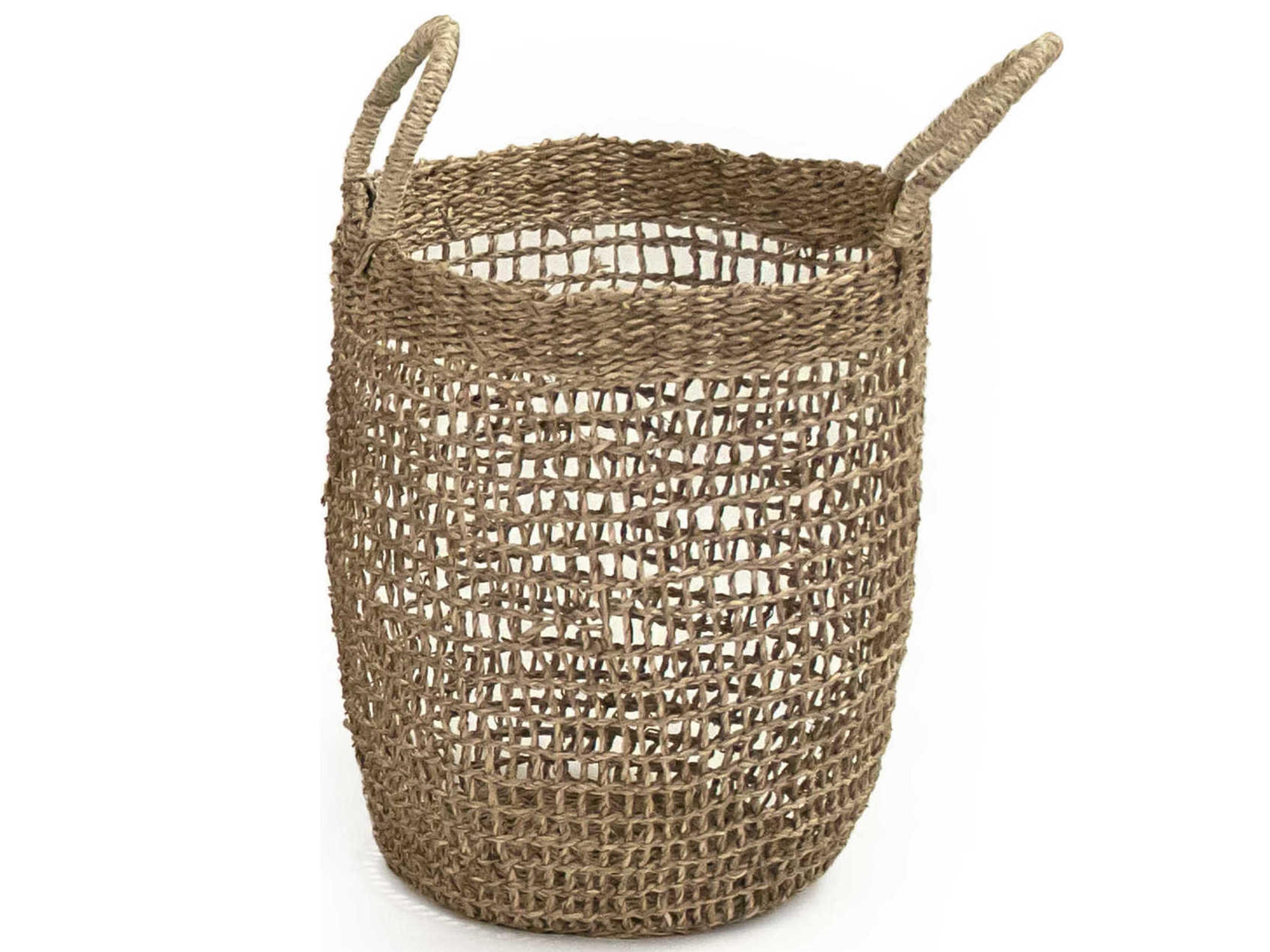 Zentique Brown 13" Woven Basket