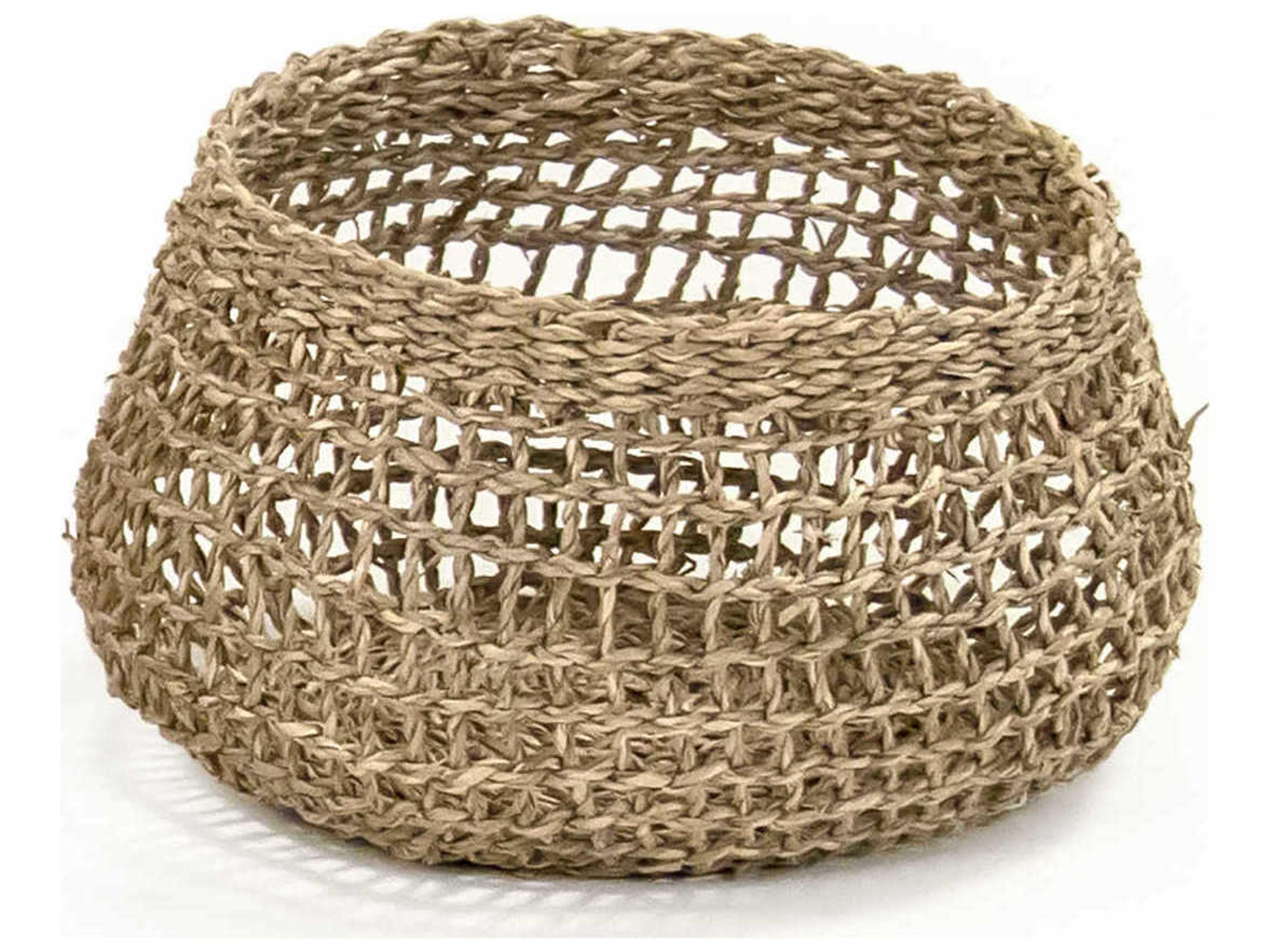 Zentique Woven Brown Storage Bin Small