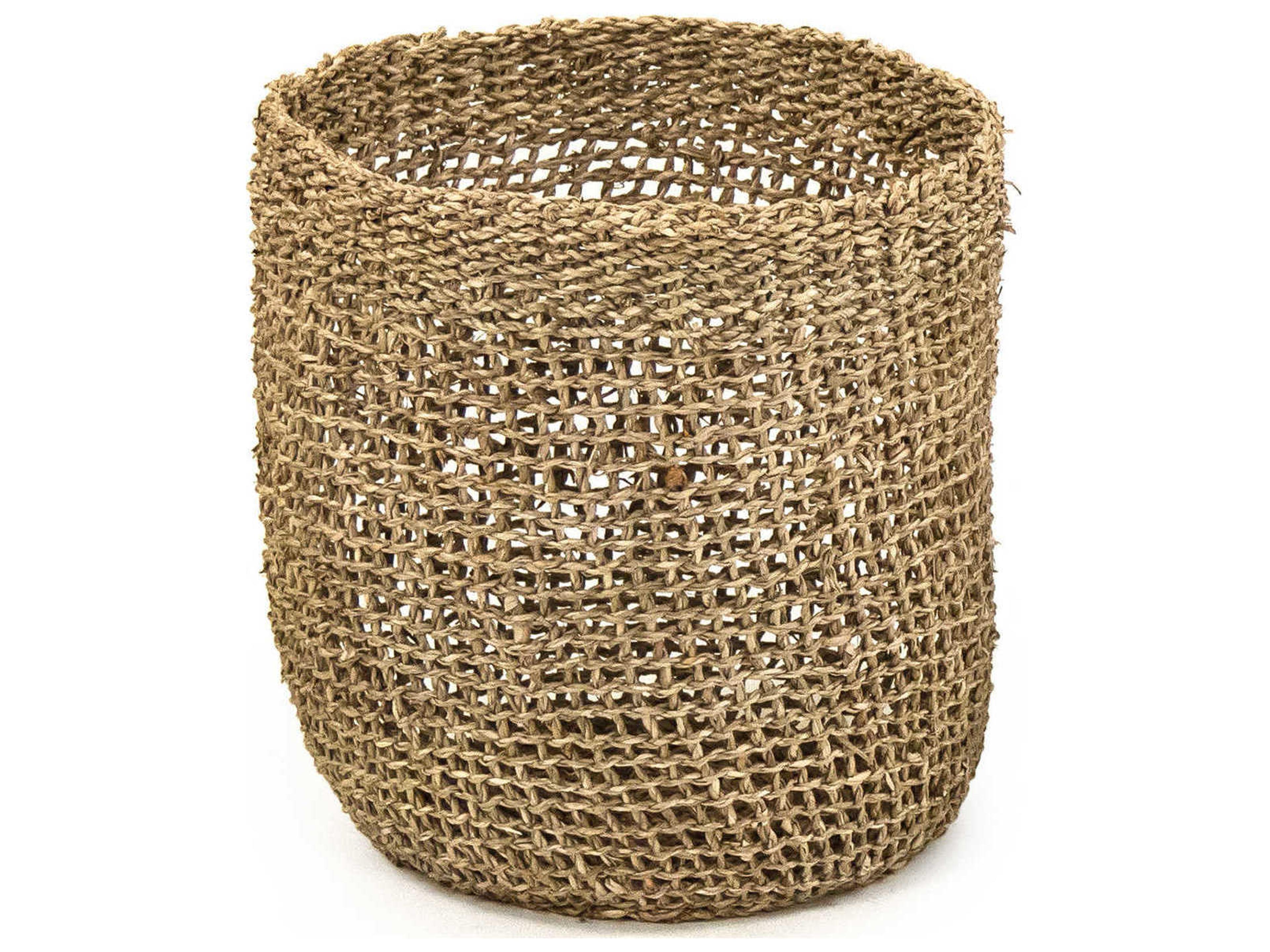 Zentique Brown 13" Woven Basket