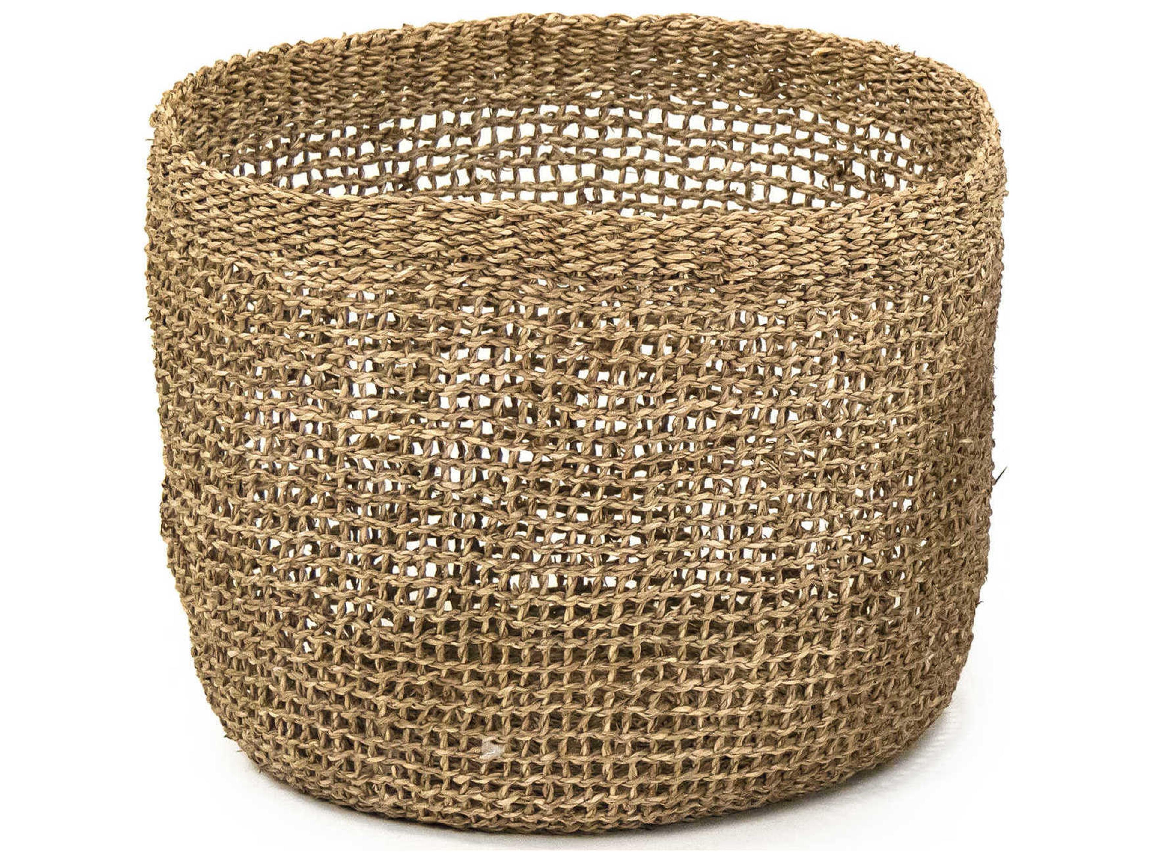 Zentique Woven Brown Storage Bin Large