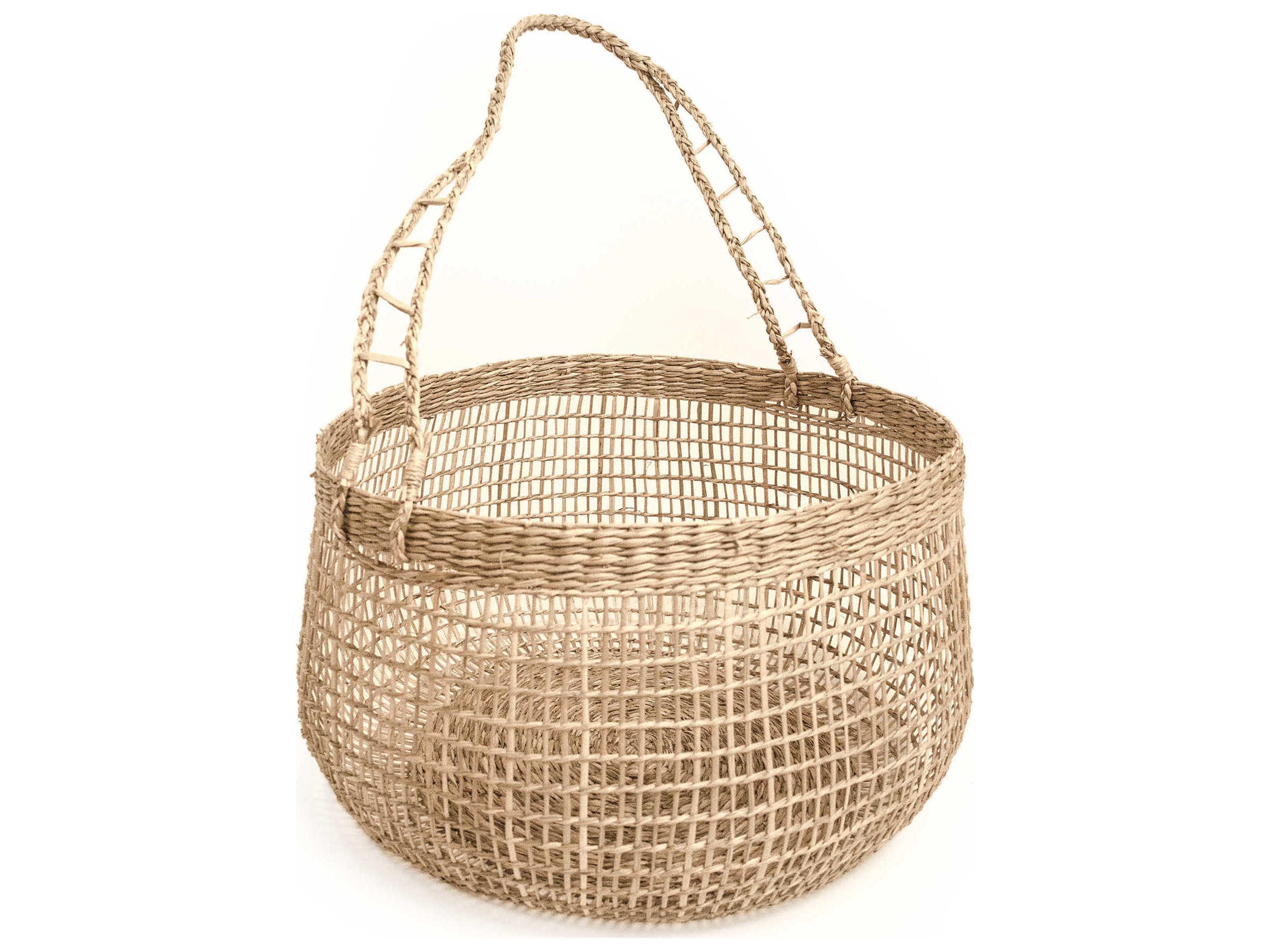 Zentique Brown 18" Woven Basket