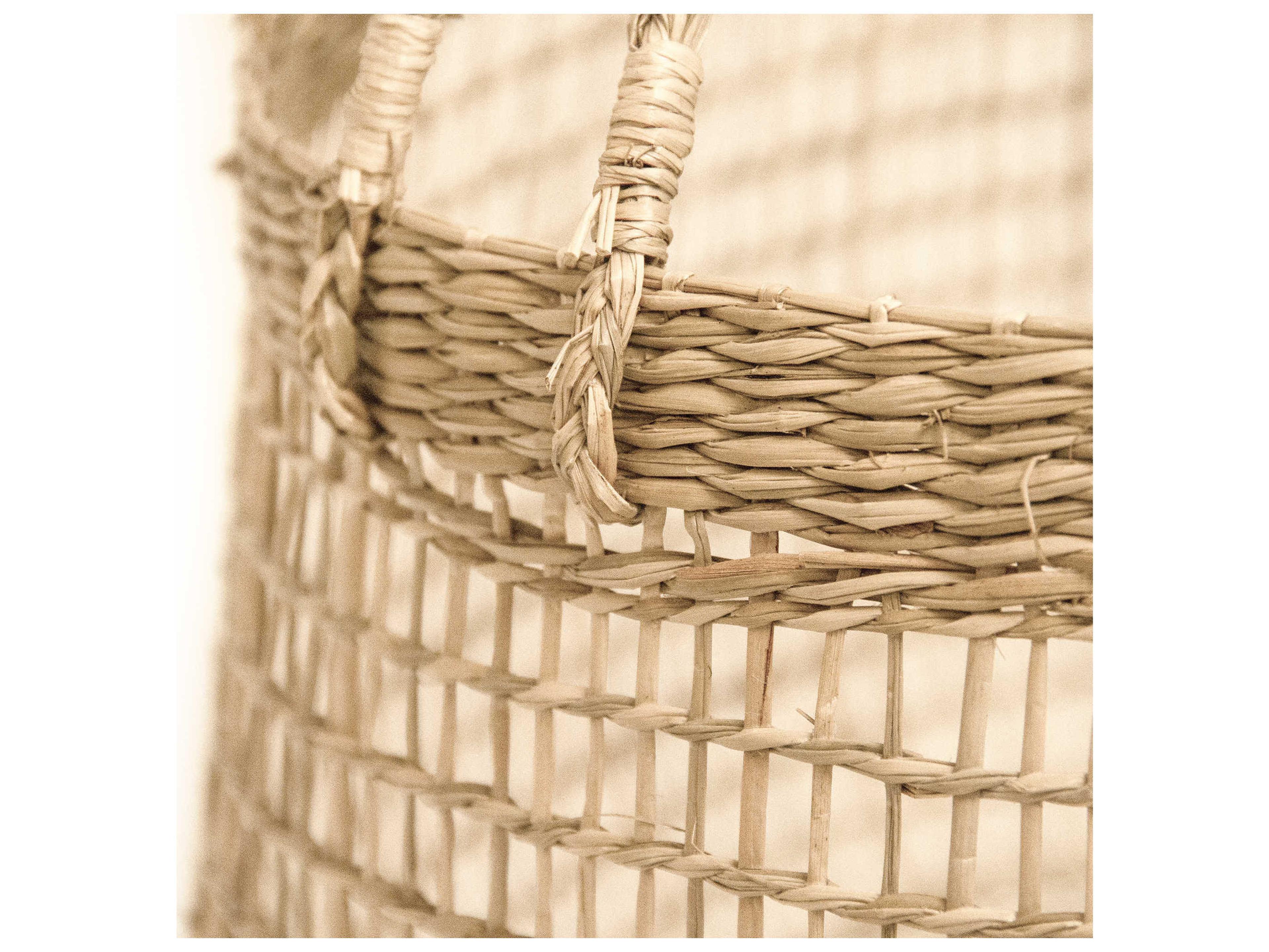 Zentique Brown 18" Woven Basket