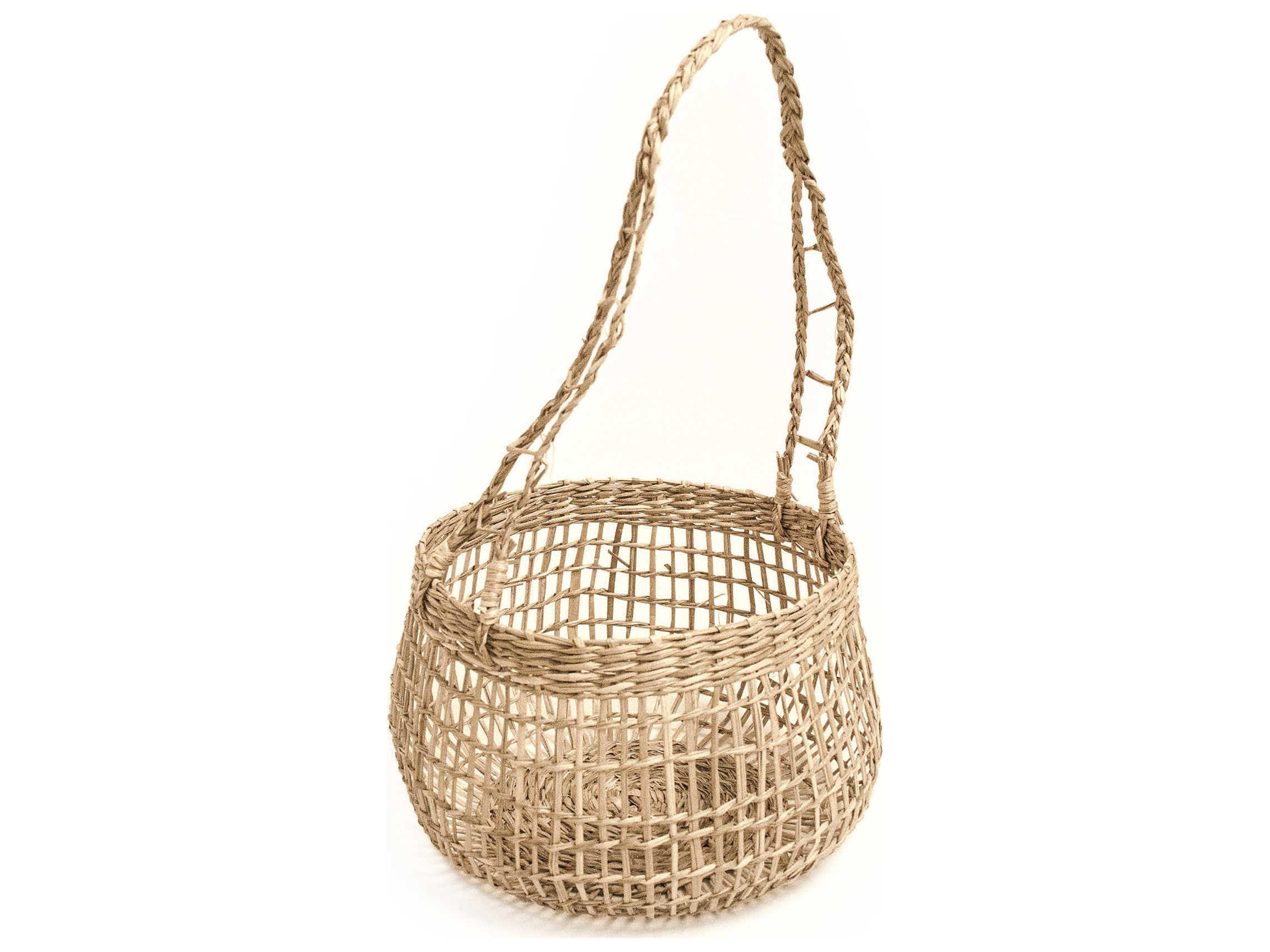 Zentique Brown 13" Woven Basket