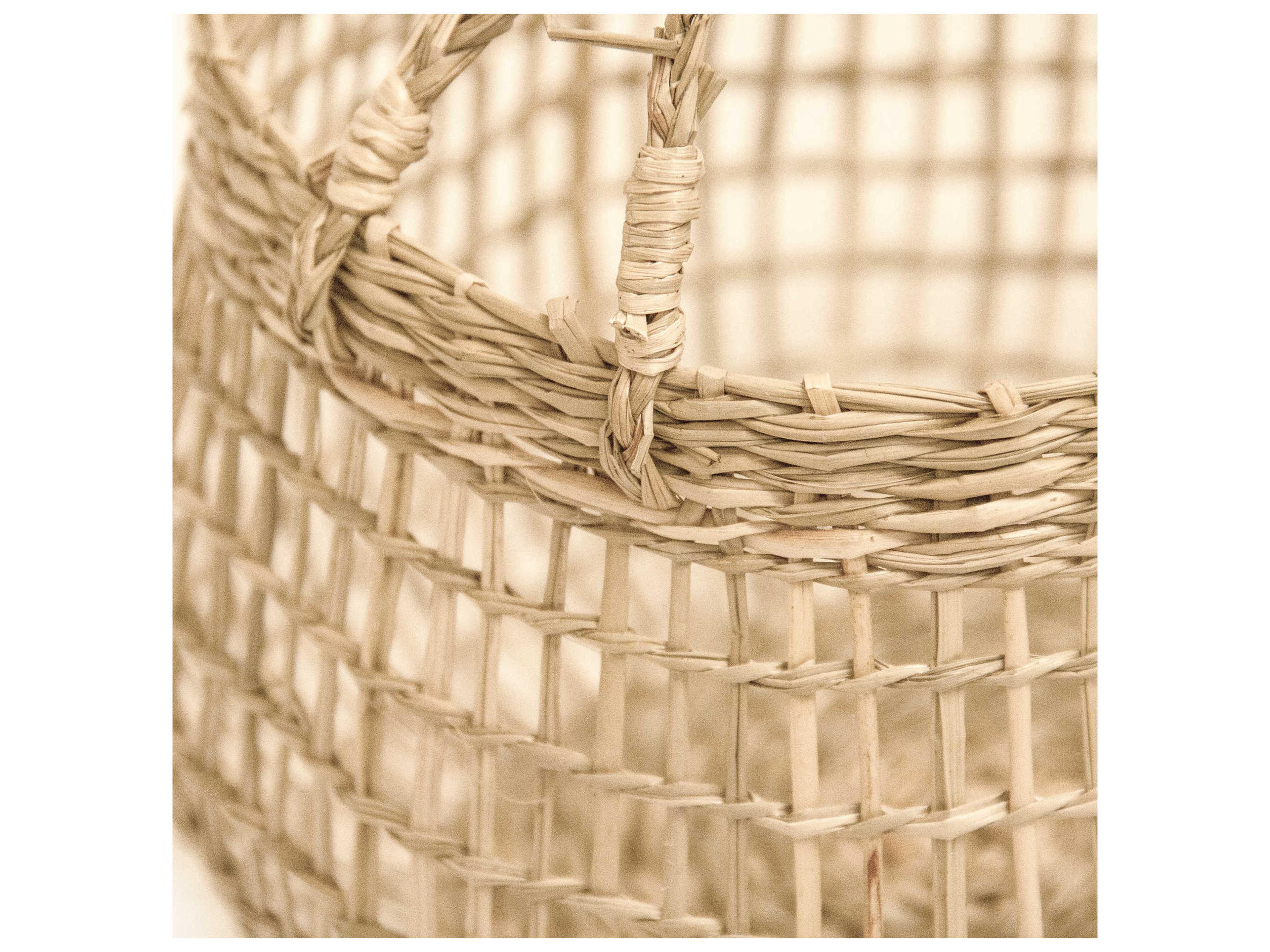 Zentique Brown 13" Woven Basket