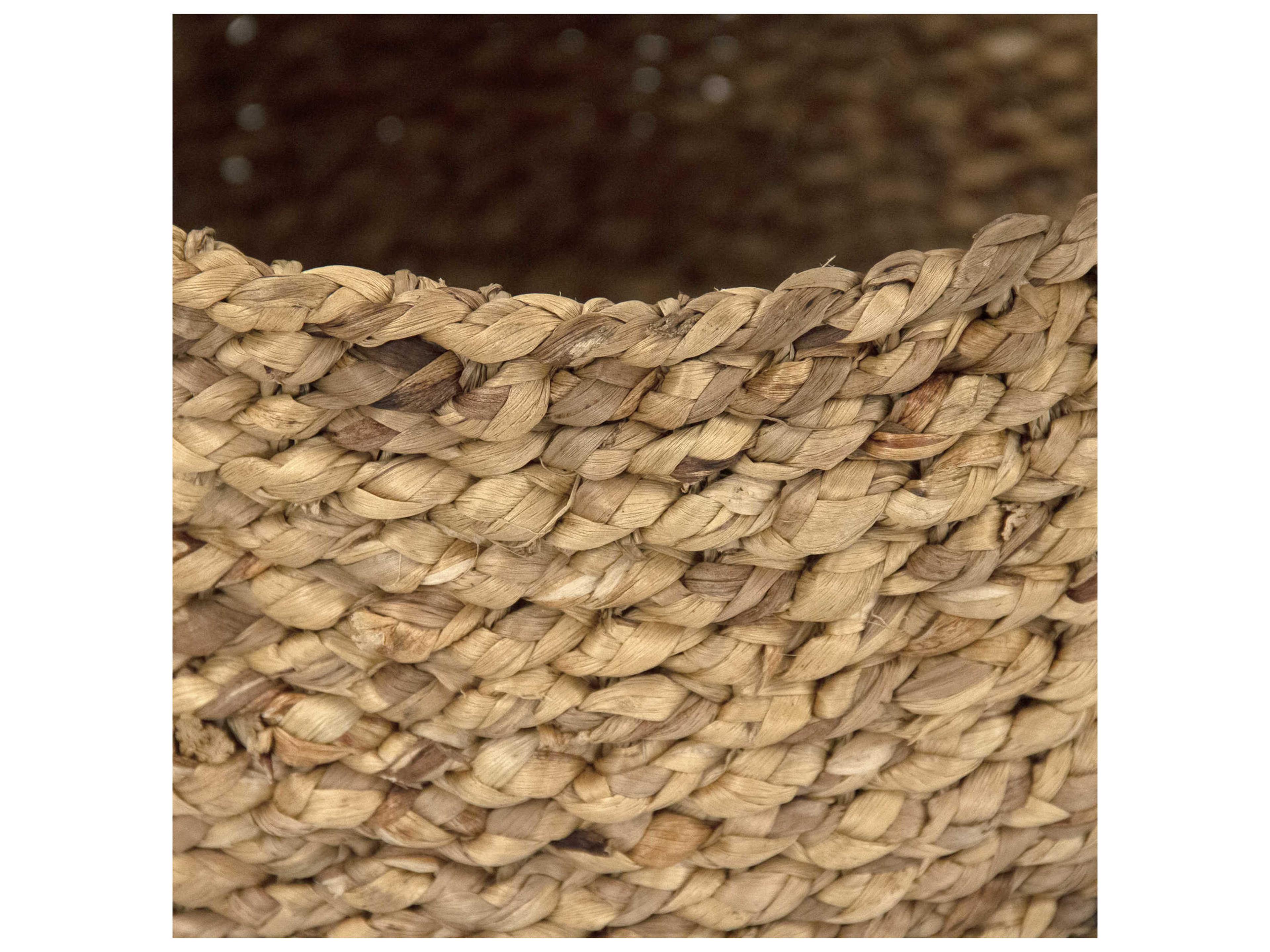 Zentique Brown 17" Woven Basket