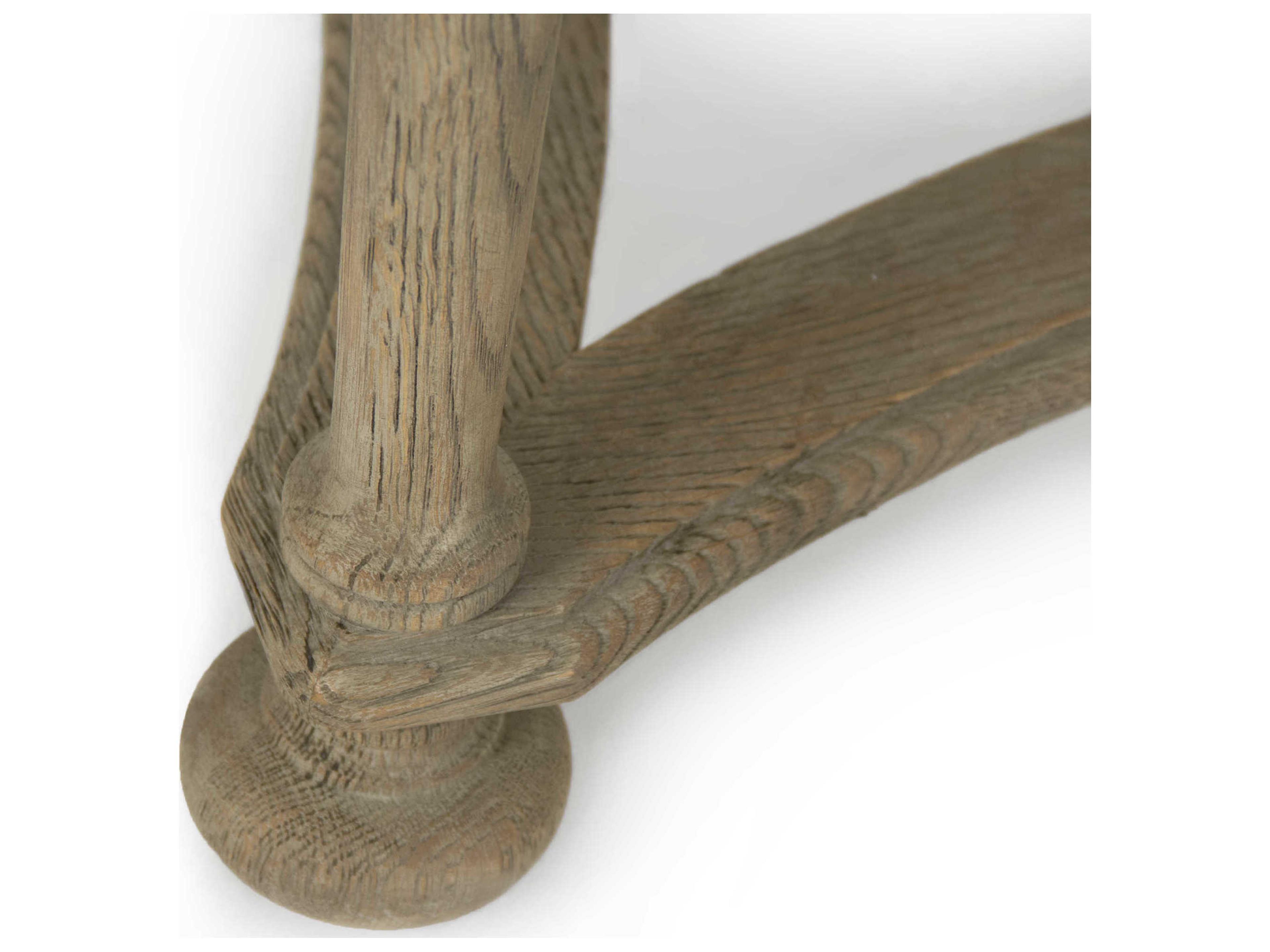 Zentique Rectangular Wood Limed Grey Oak Coffee Table