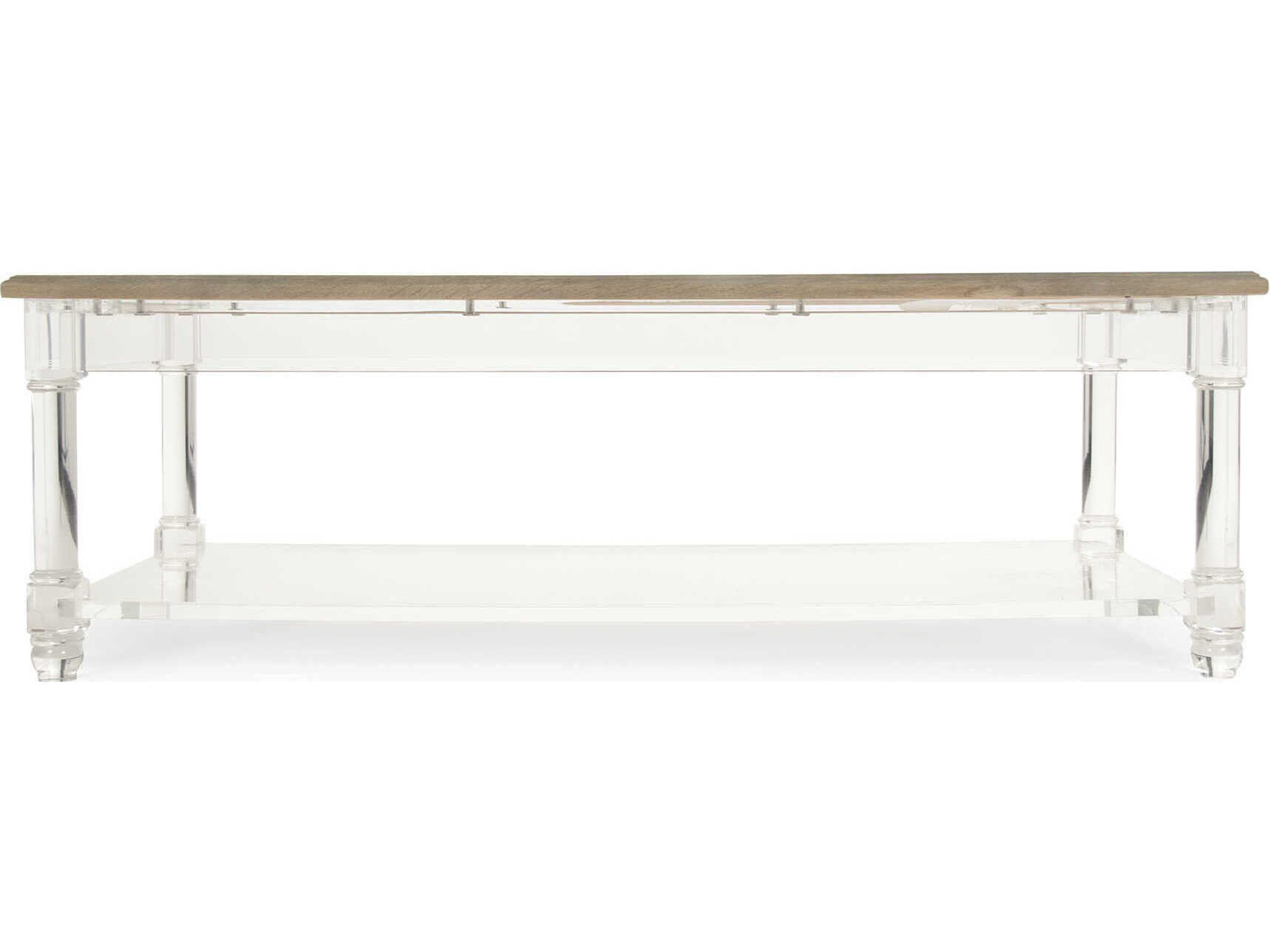 Zentique Corbin Rectangular Wood Dry Natural Coffee Table