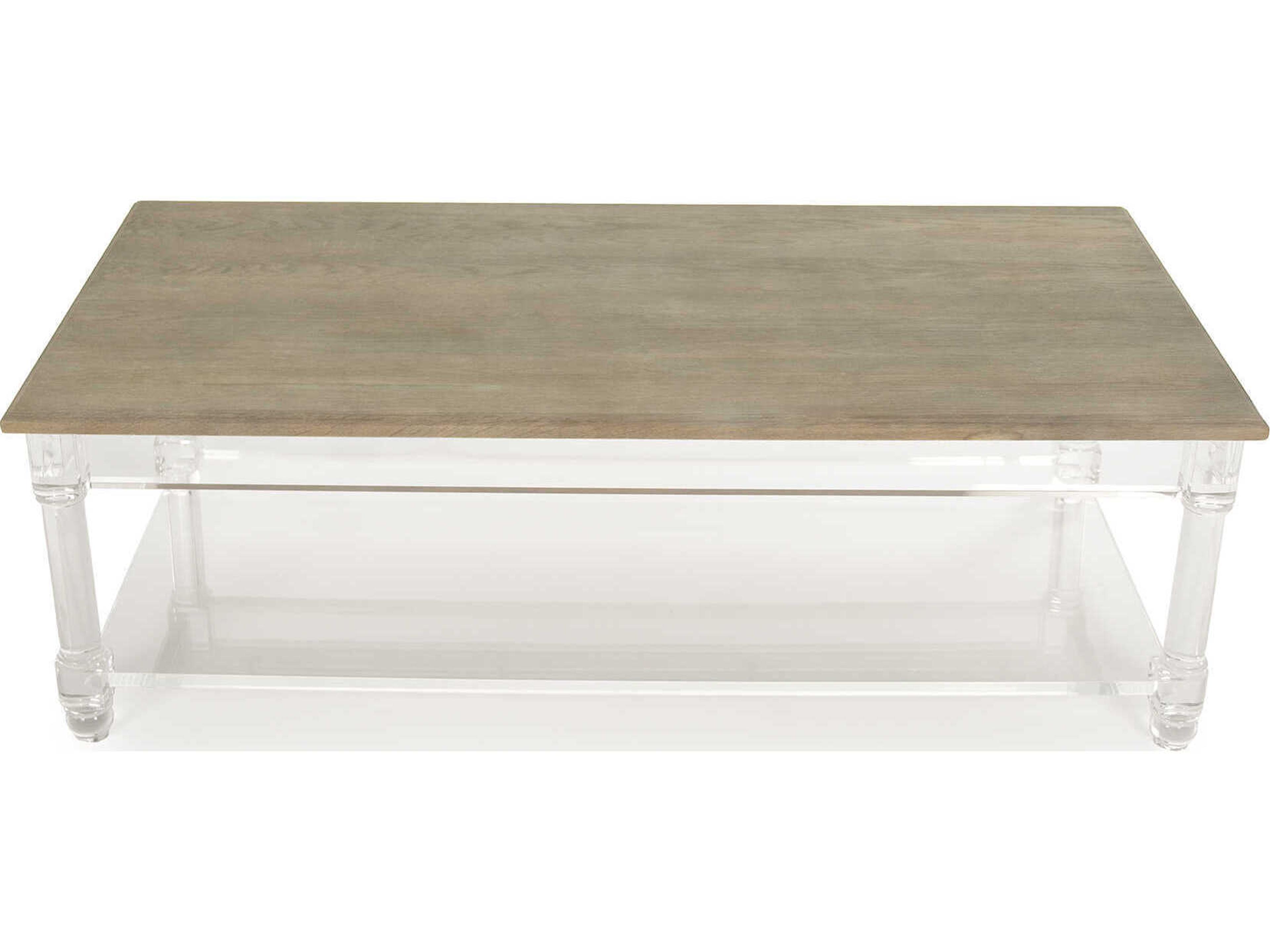 Zentique Corbin Rectangular Wood Dry Natural Coffee Table