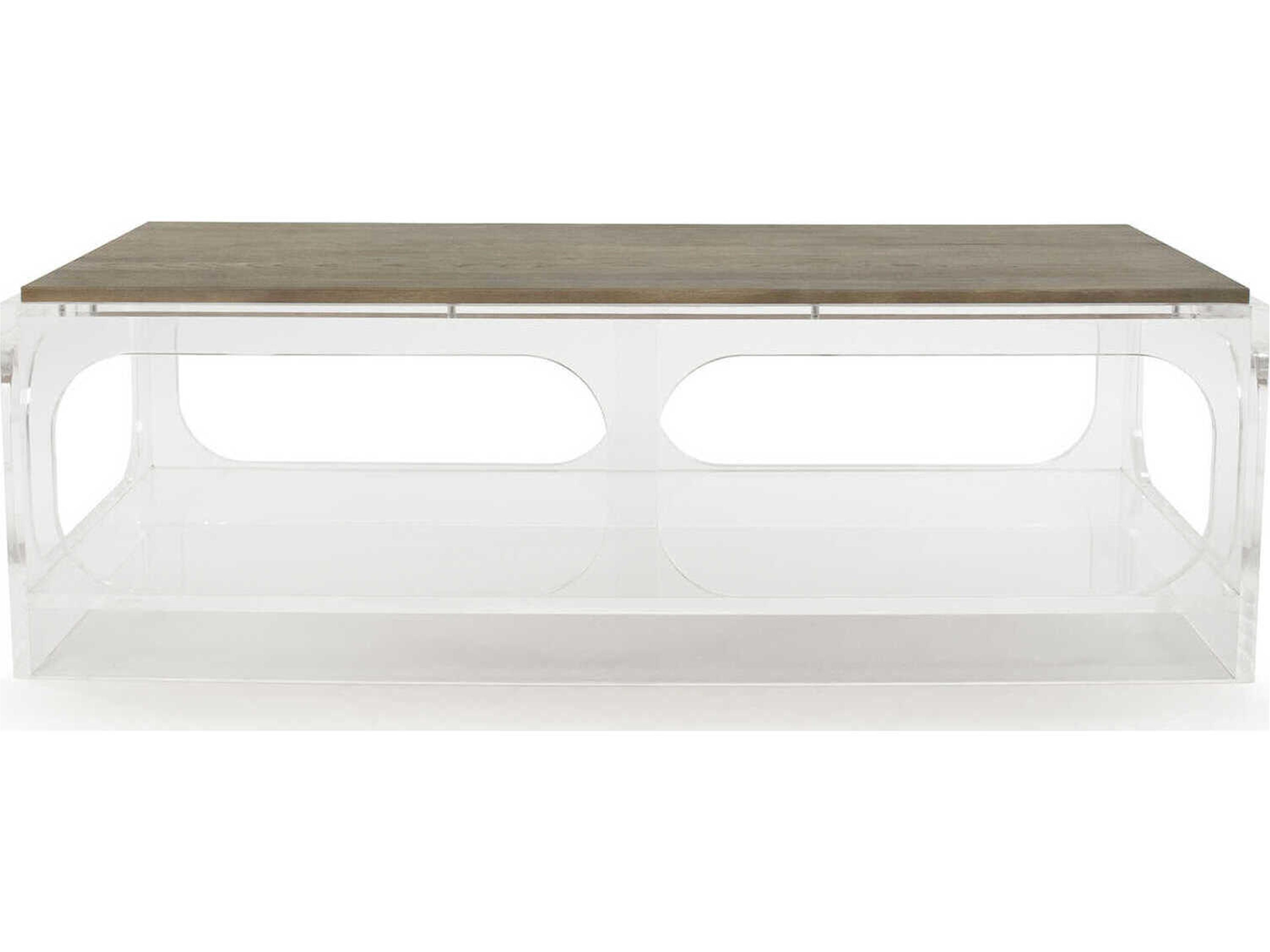 Zentique Rectangular Wood Reclaimed Oak Coffee Table