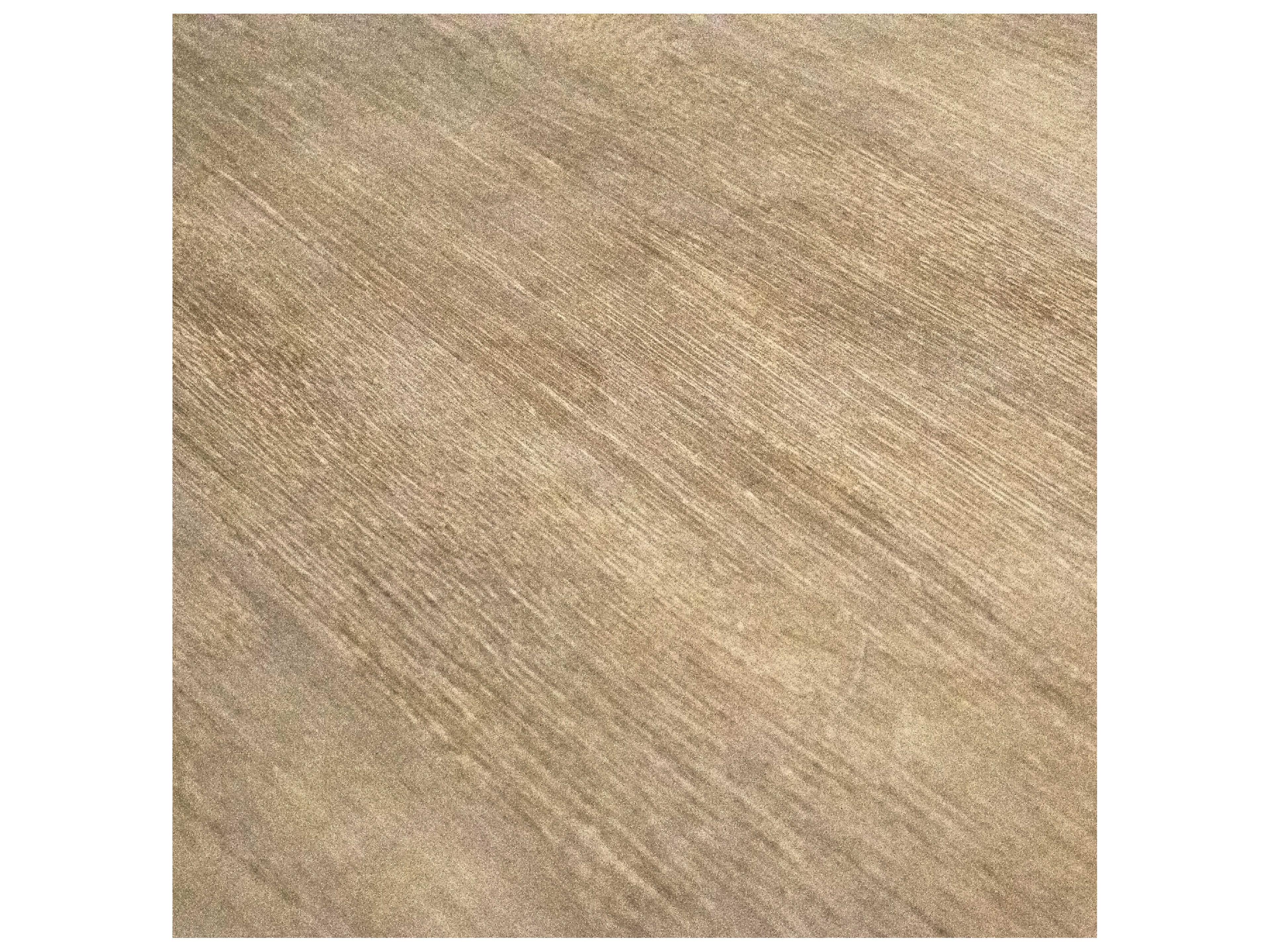 Zentique Beau Round Wood Weathered Oak Acrylic Coffee Table