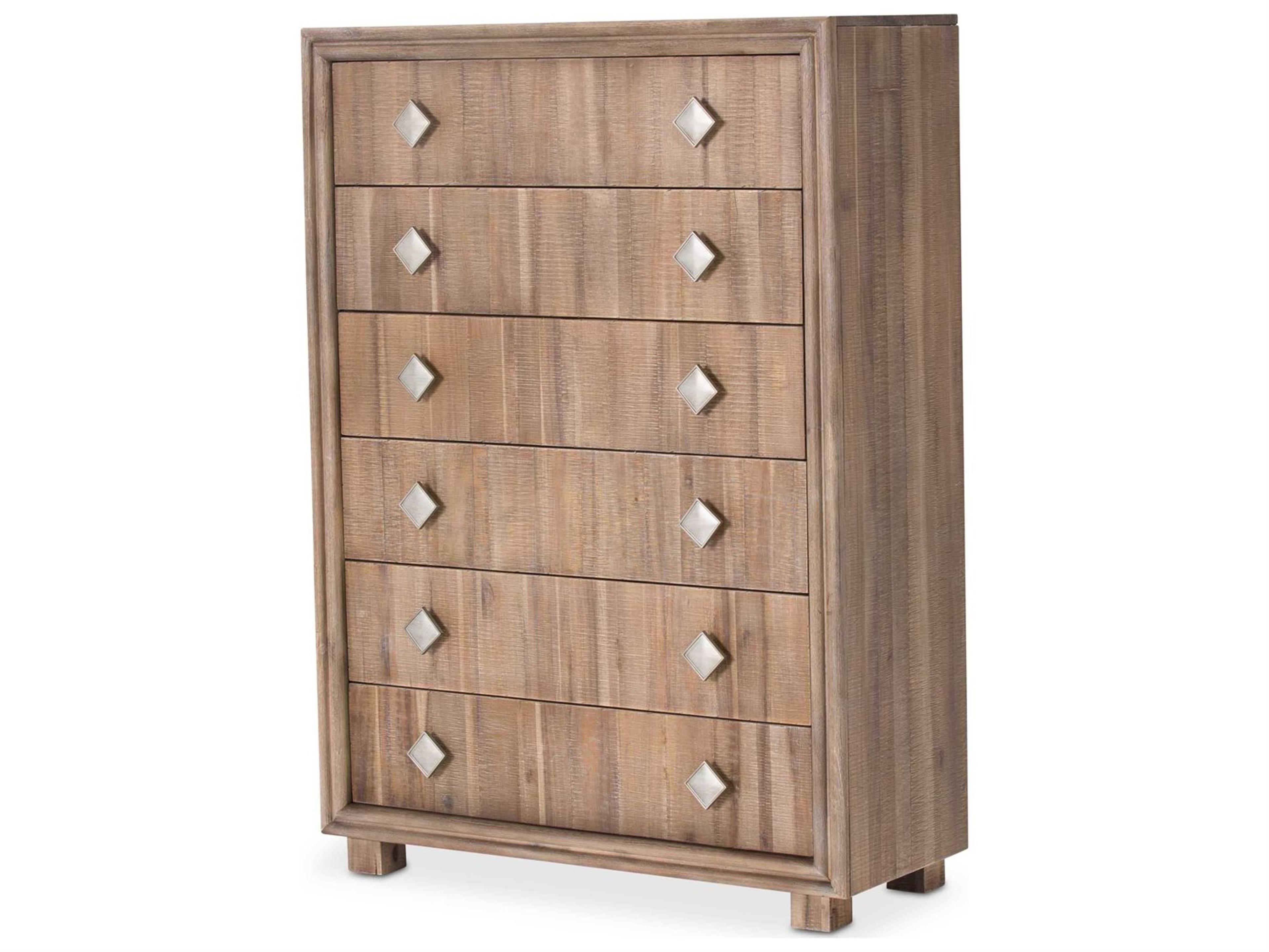 Hudson Ferry Brown Acacia Wood Accent Chest