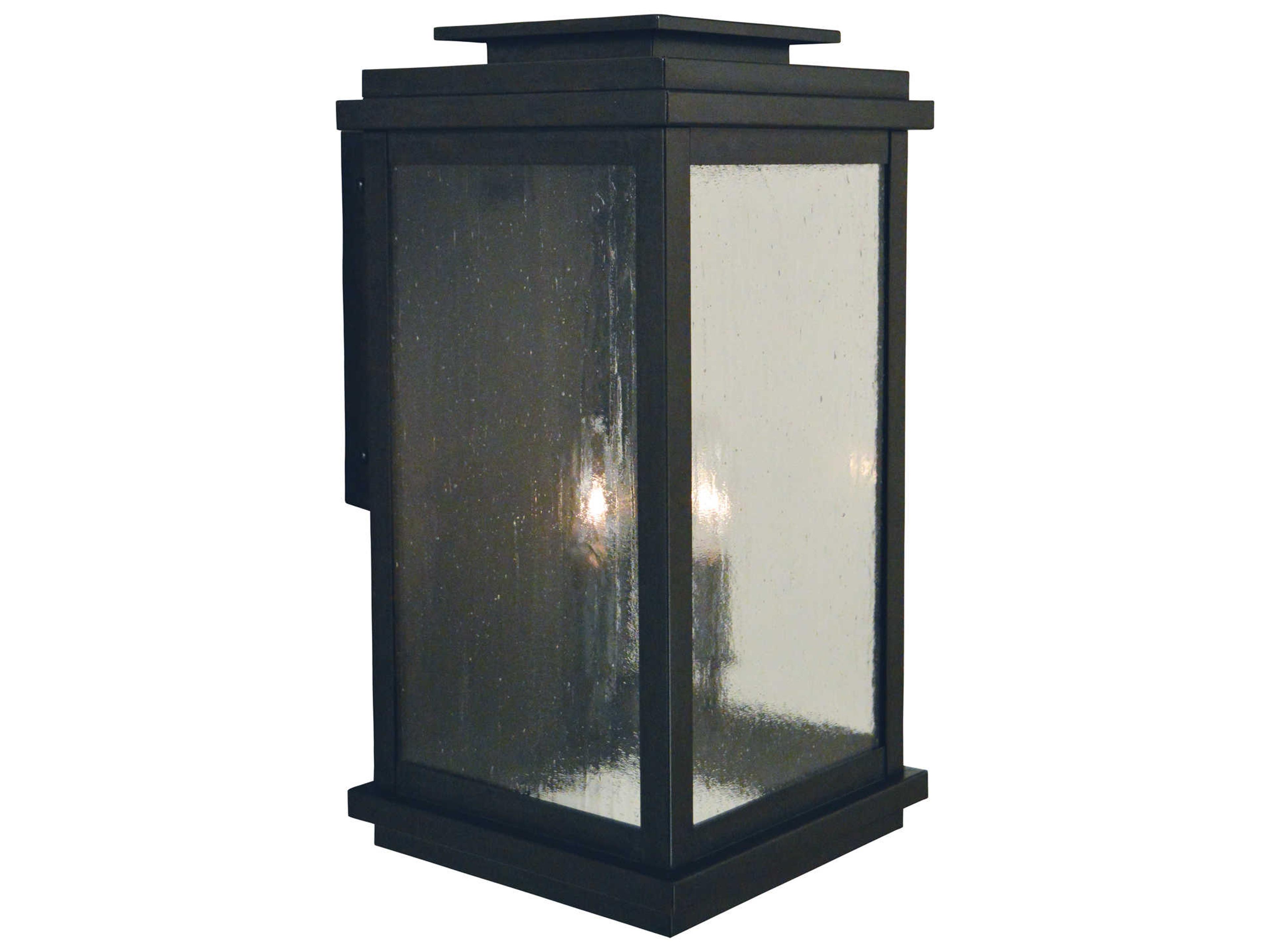 Bournemouth 2 - Light Glass Outdoor Wall Light