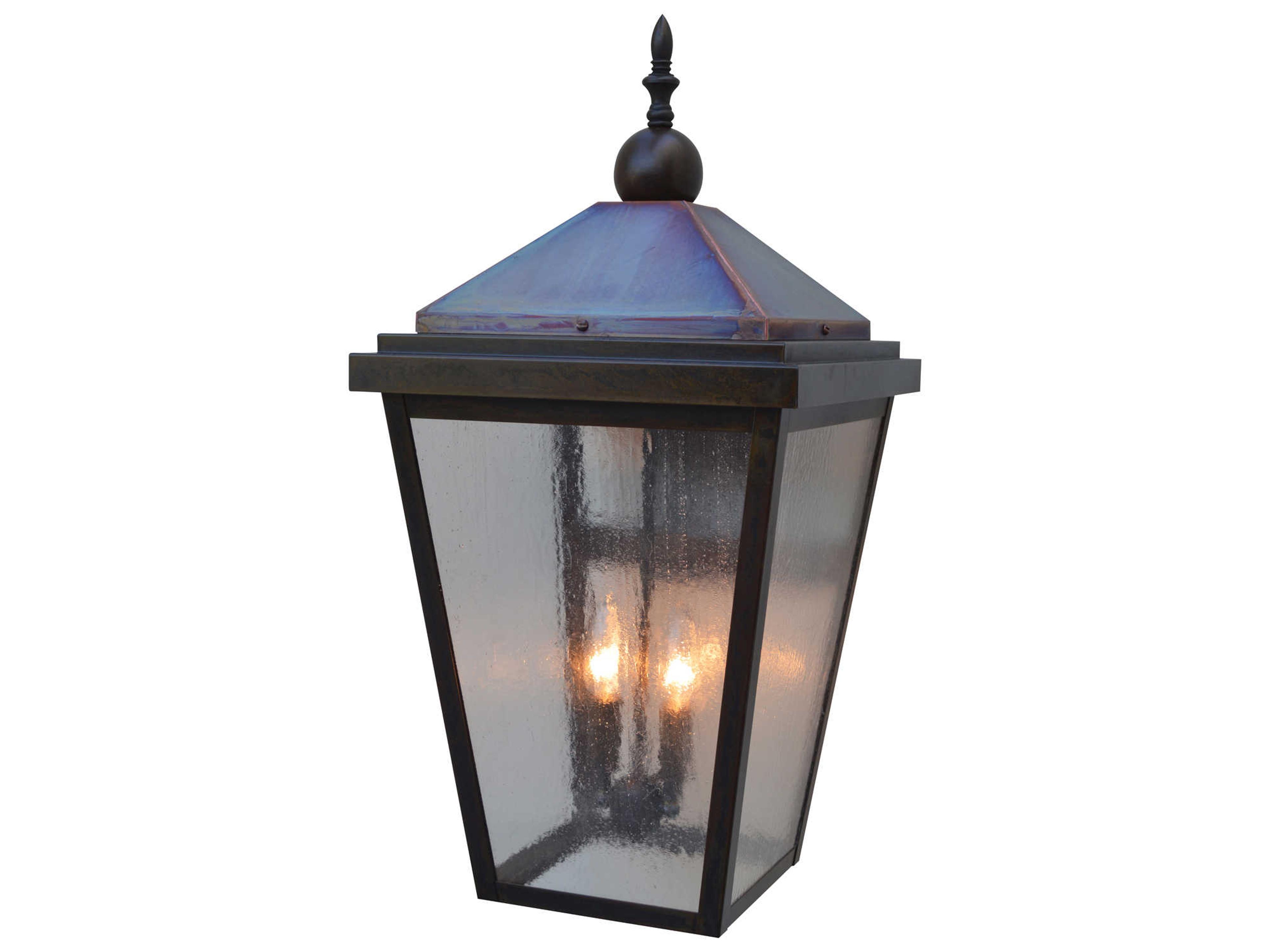 Lancaster 2 - Light Glass Outdoor Wall Light