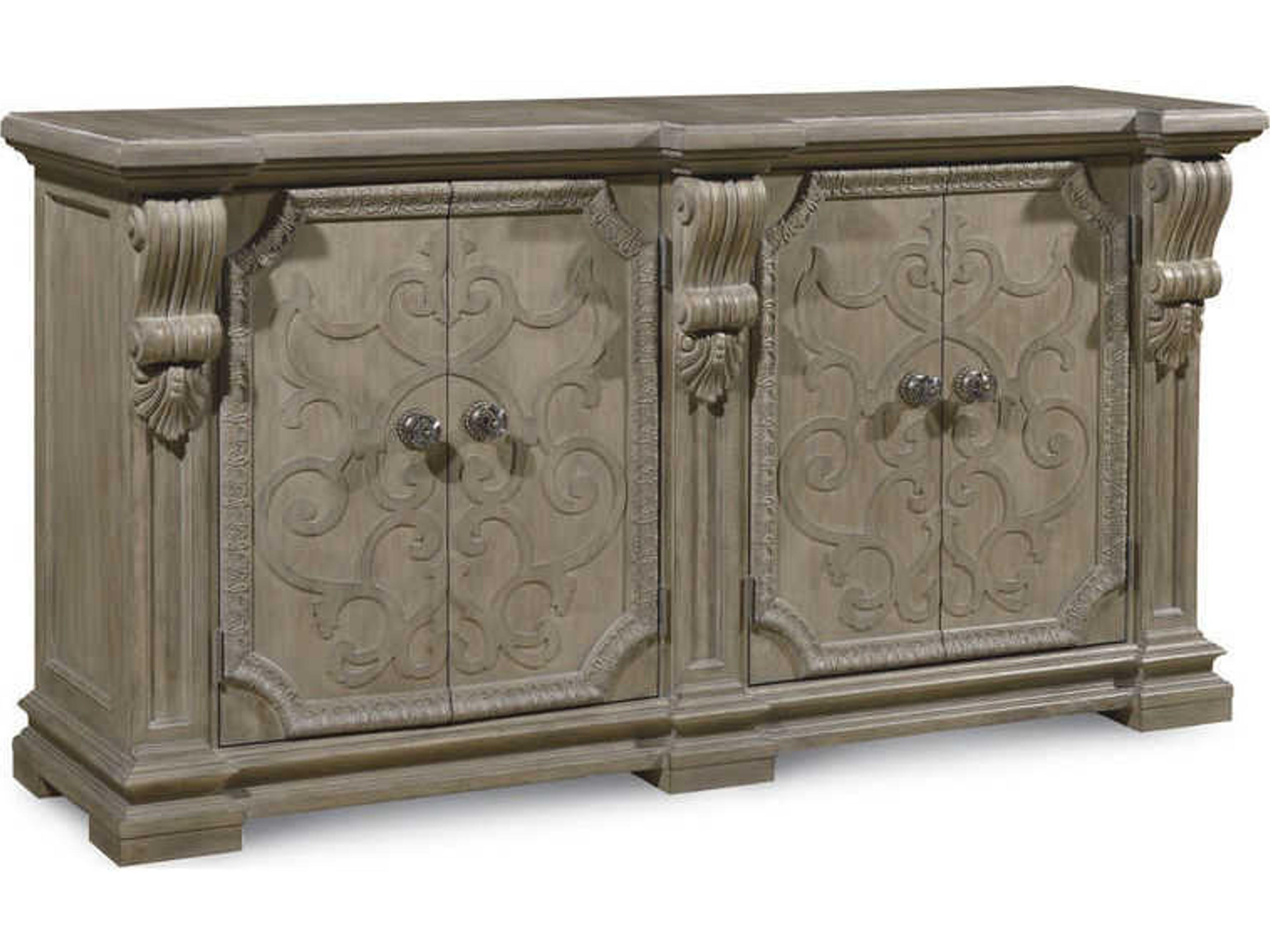 Arch Salvage Wren 76" Elm Wood Parch Sideboard