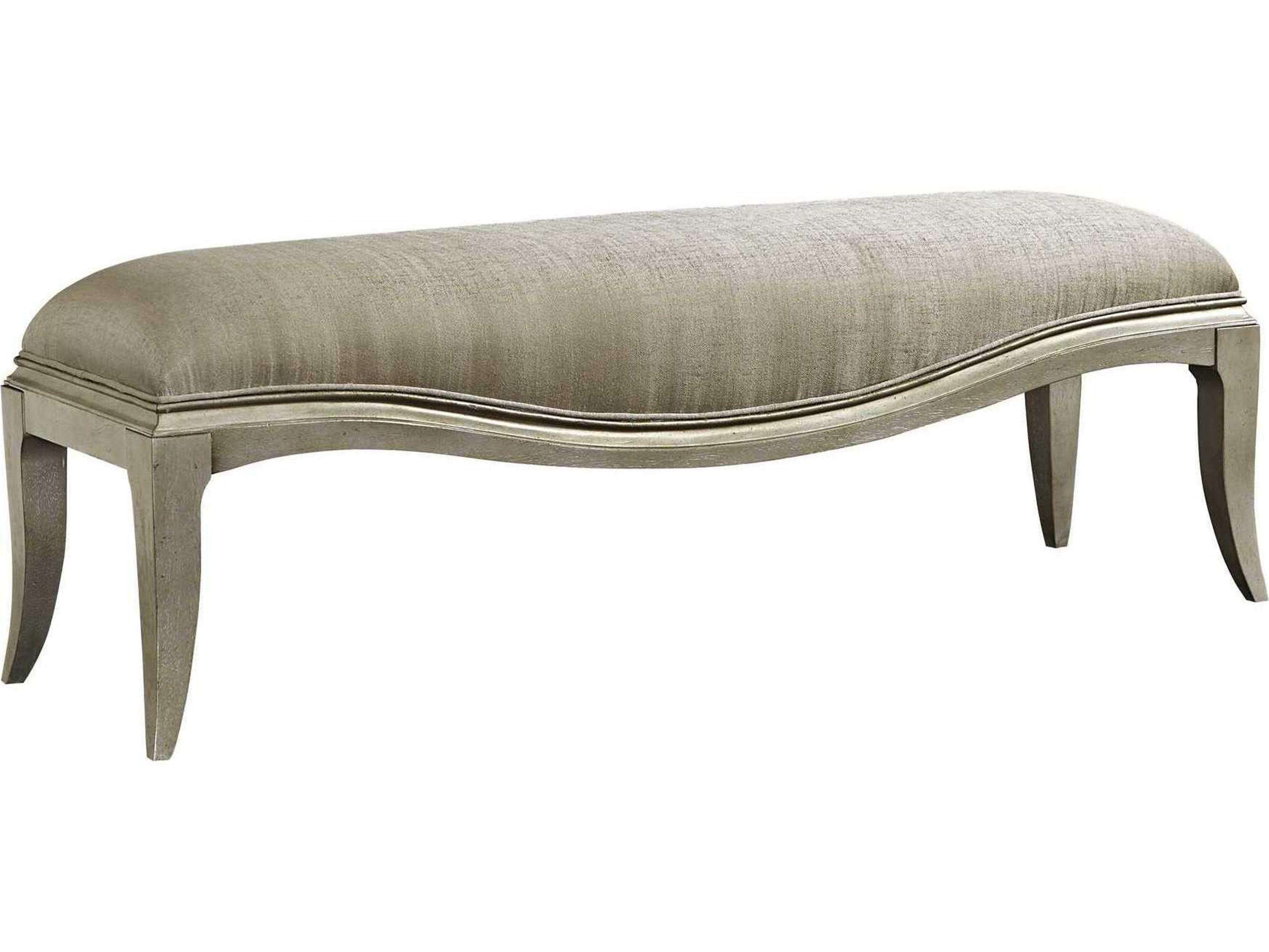 Starlite Bed Bench in Silver Peri Finish