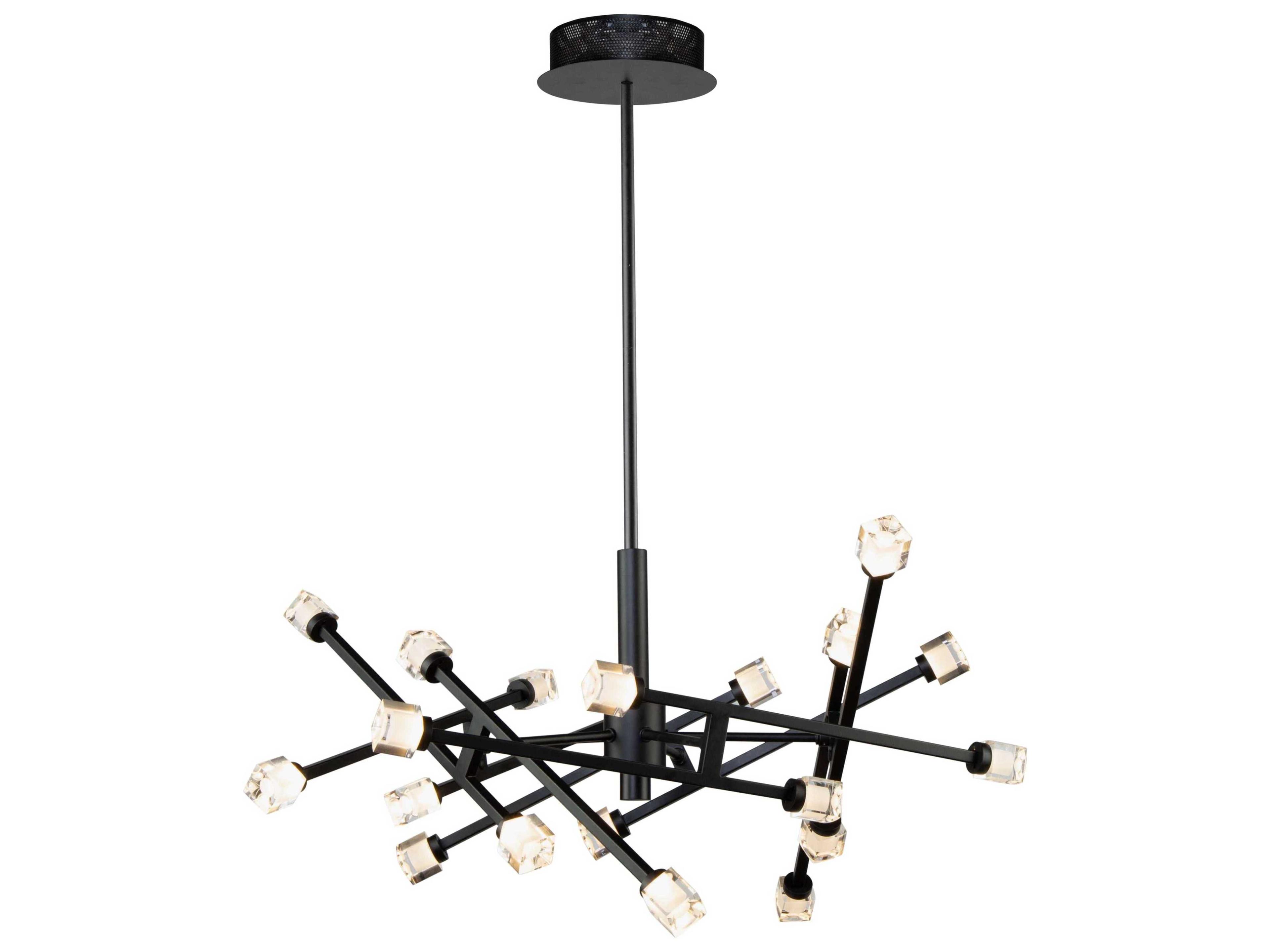 Batton LED Pendant Light Black Modern