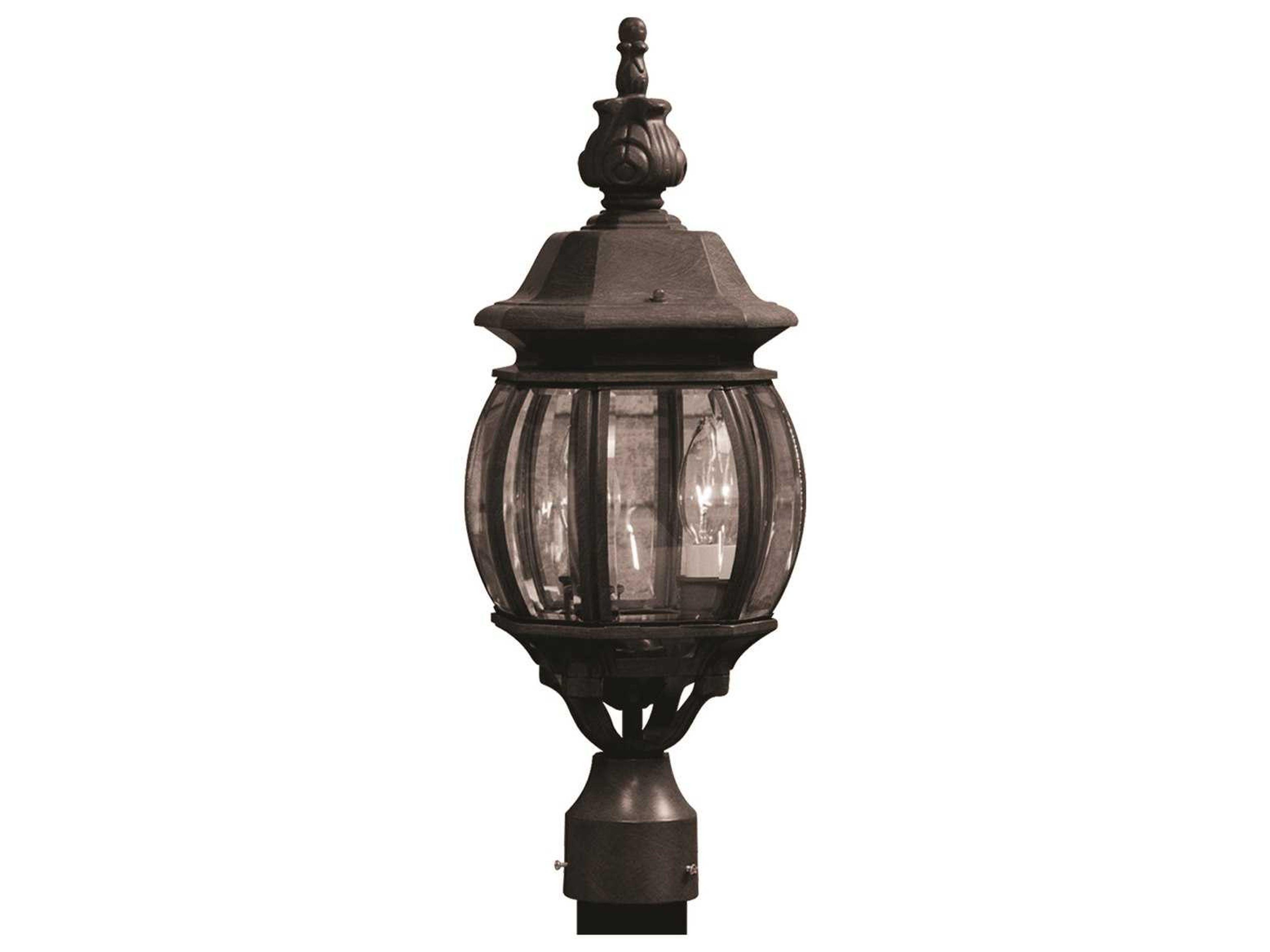 Classico Outdoor Post Light in White