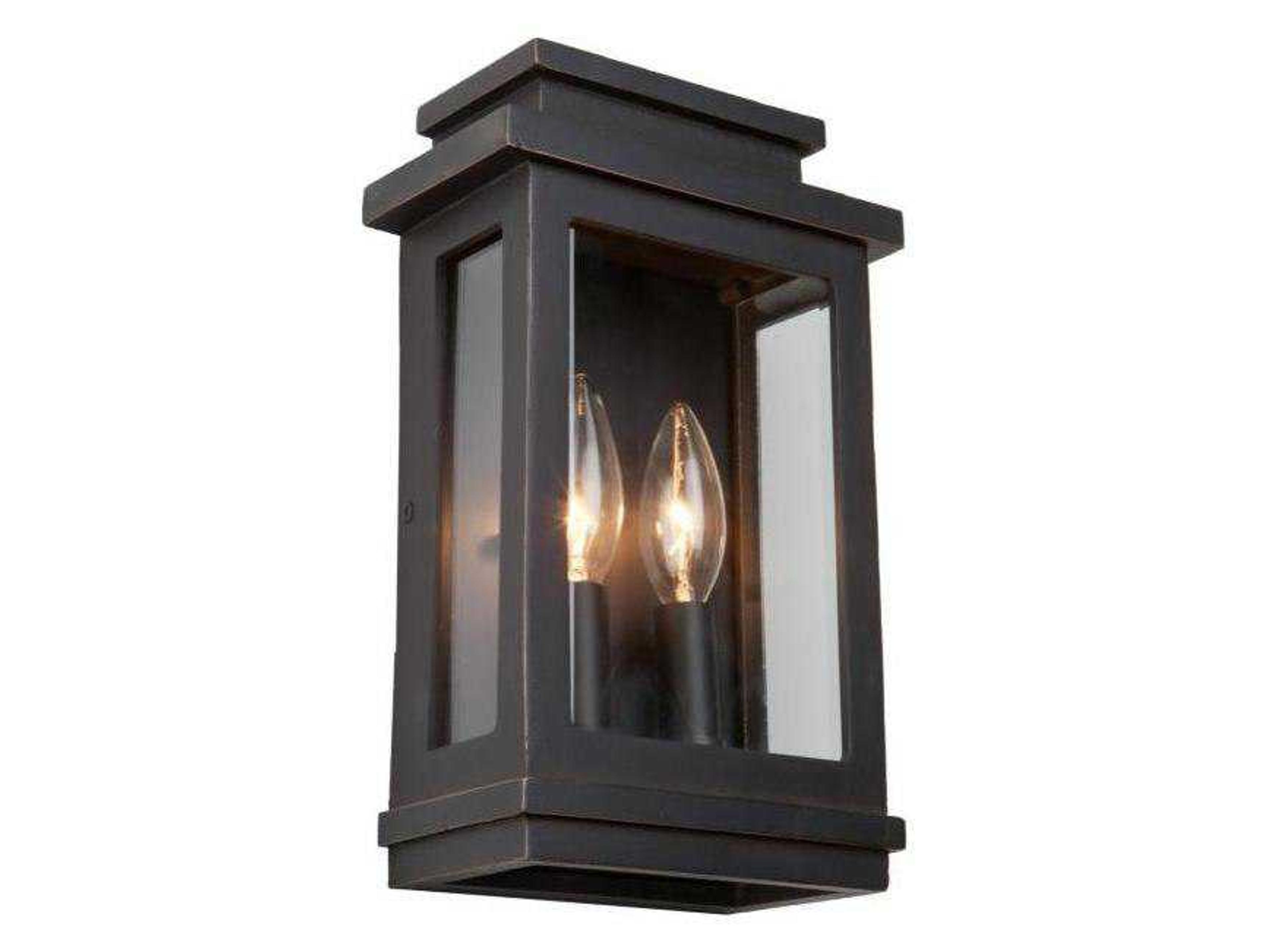 Freemont 2 Light Outdoor Wall Sconce Oil Rubbed Bronze