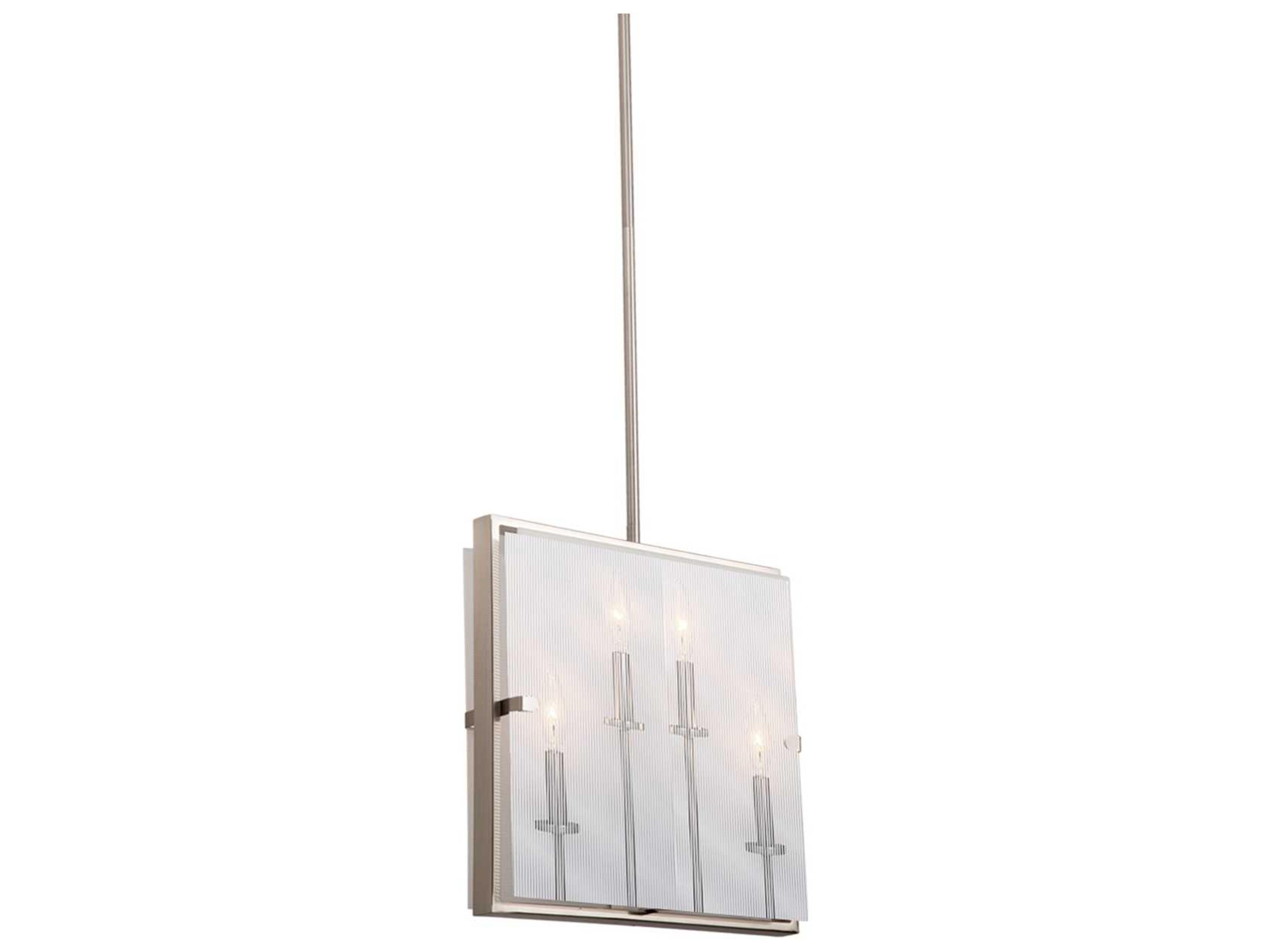 Harbor Point 4 Light Pendant in Satin Nickel Transitional