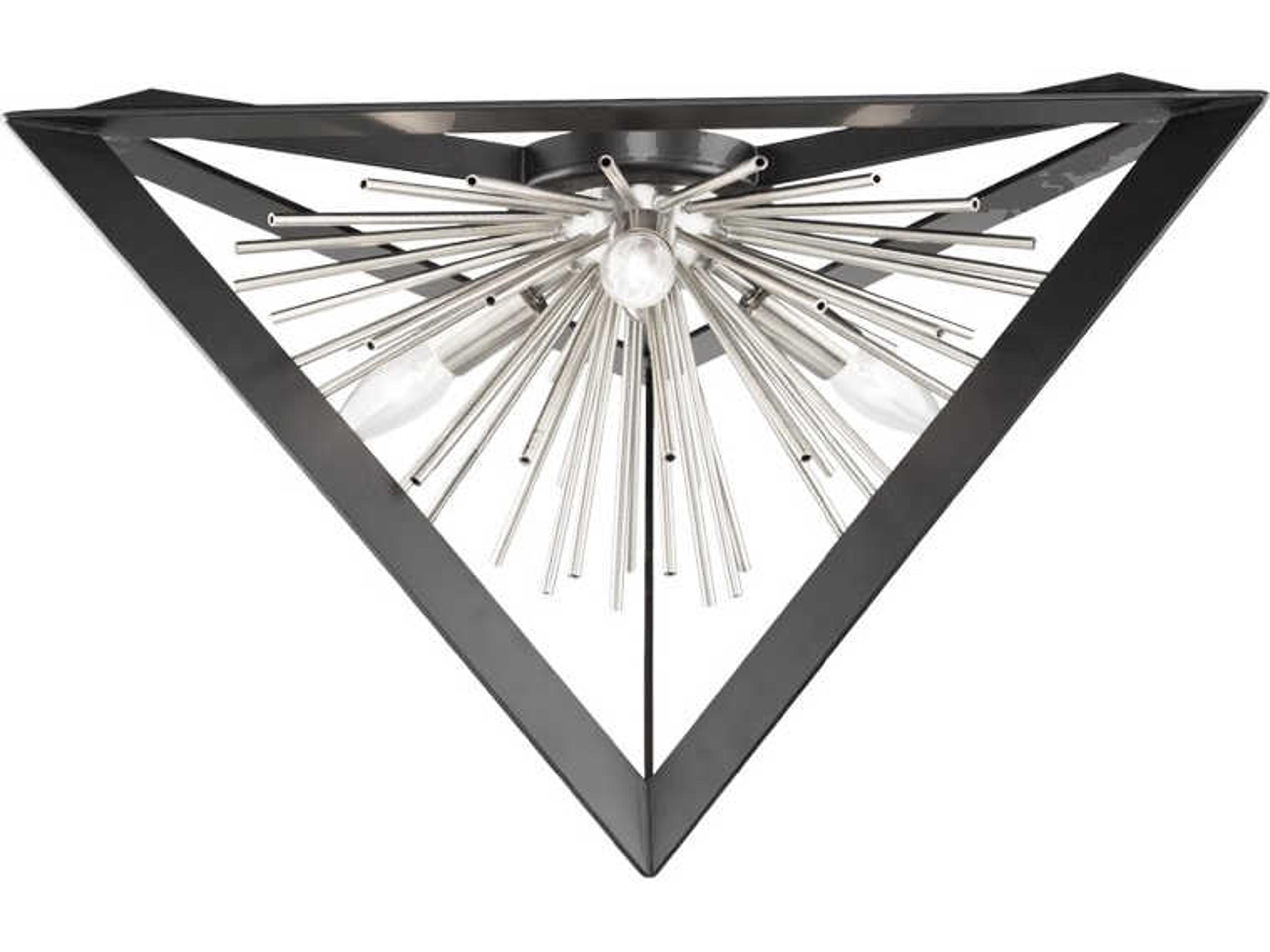 Sunburst Flush Mount Ceiling Light Modern