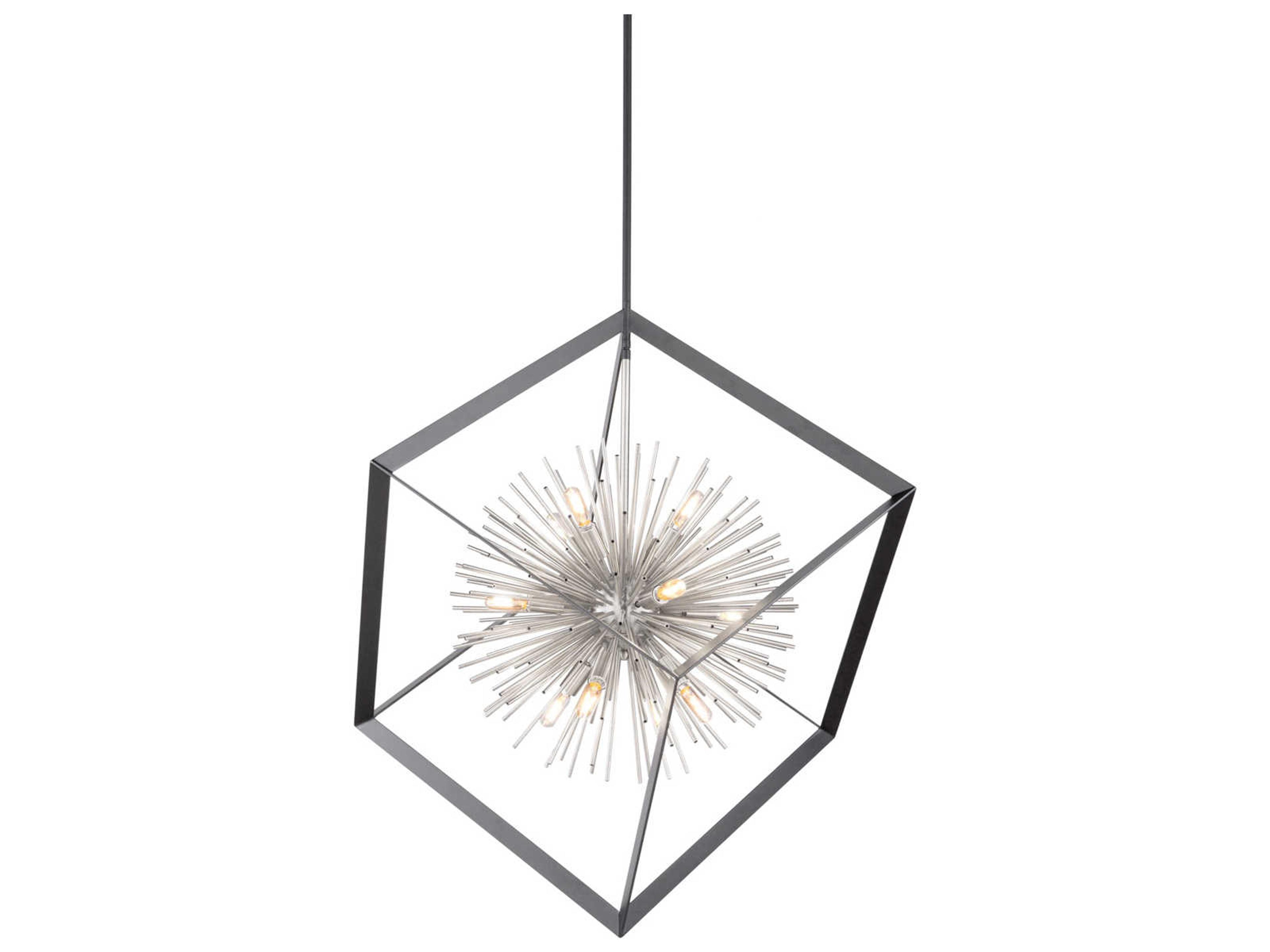 Sunburst Pendant 12 Light Geometric Chandelier