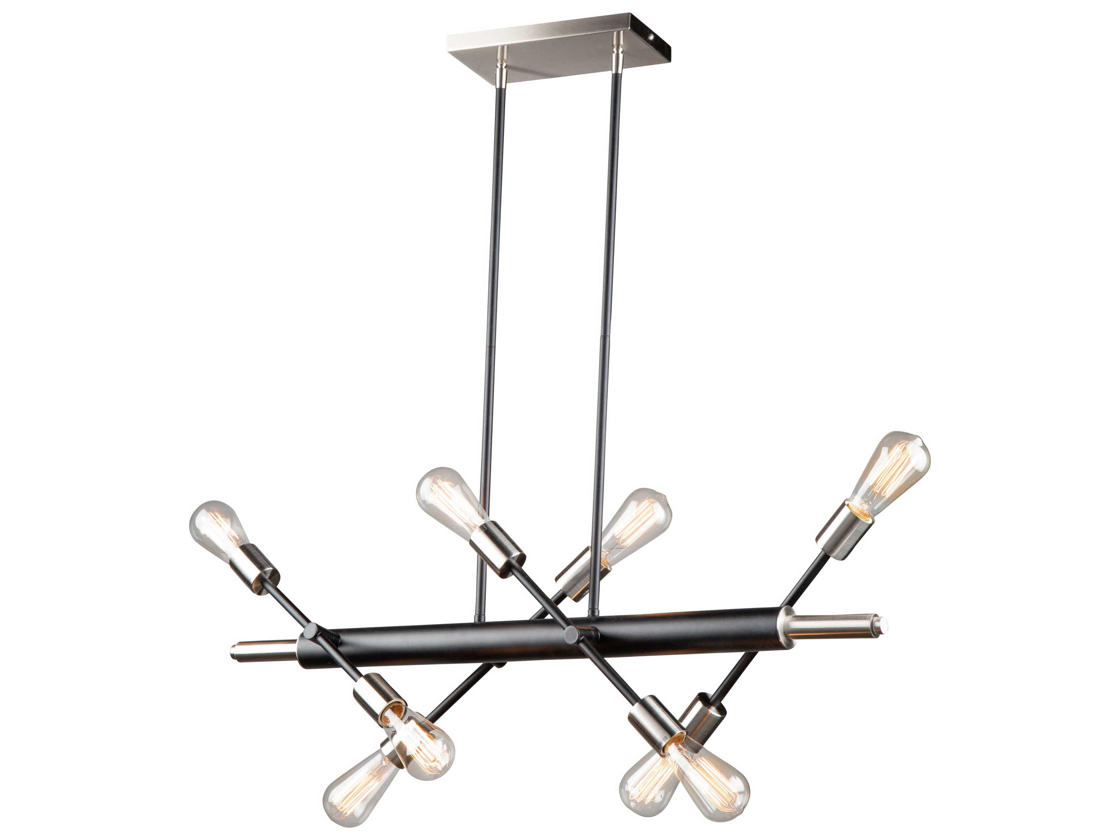 Truro Linear Pendant Light Adjustable 8-Light