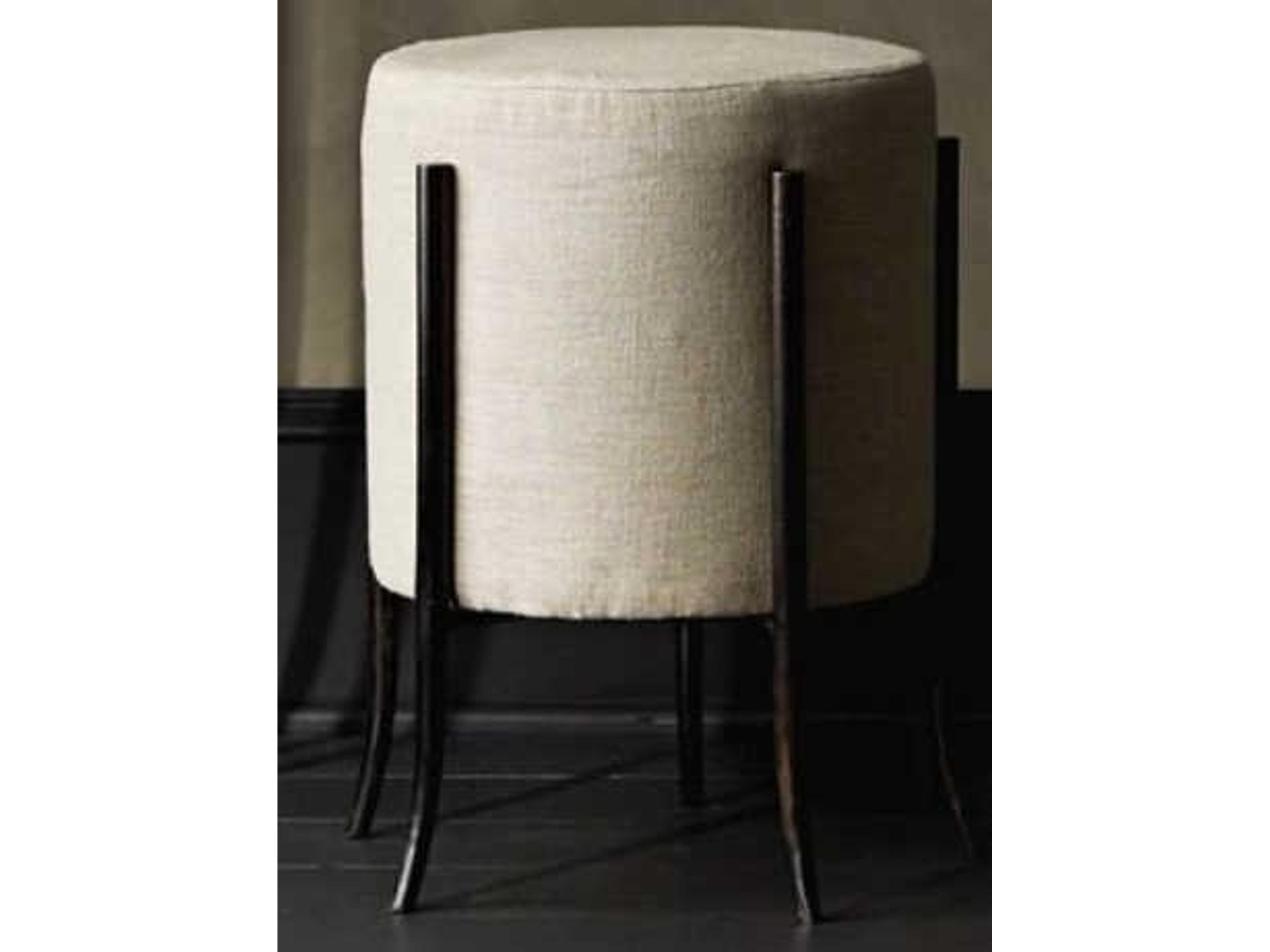 Arteriors Home Barry Dixon Natural White Upholstered Ottoman