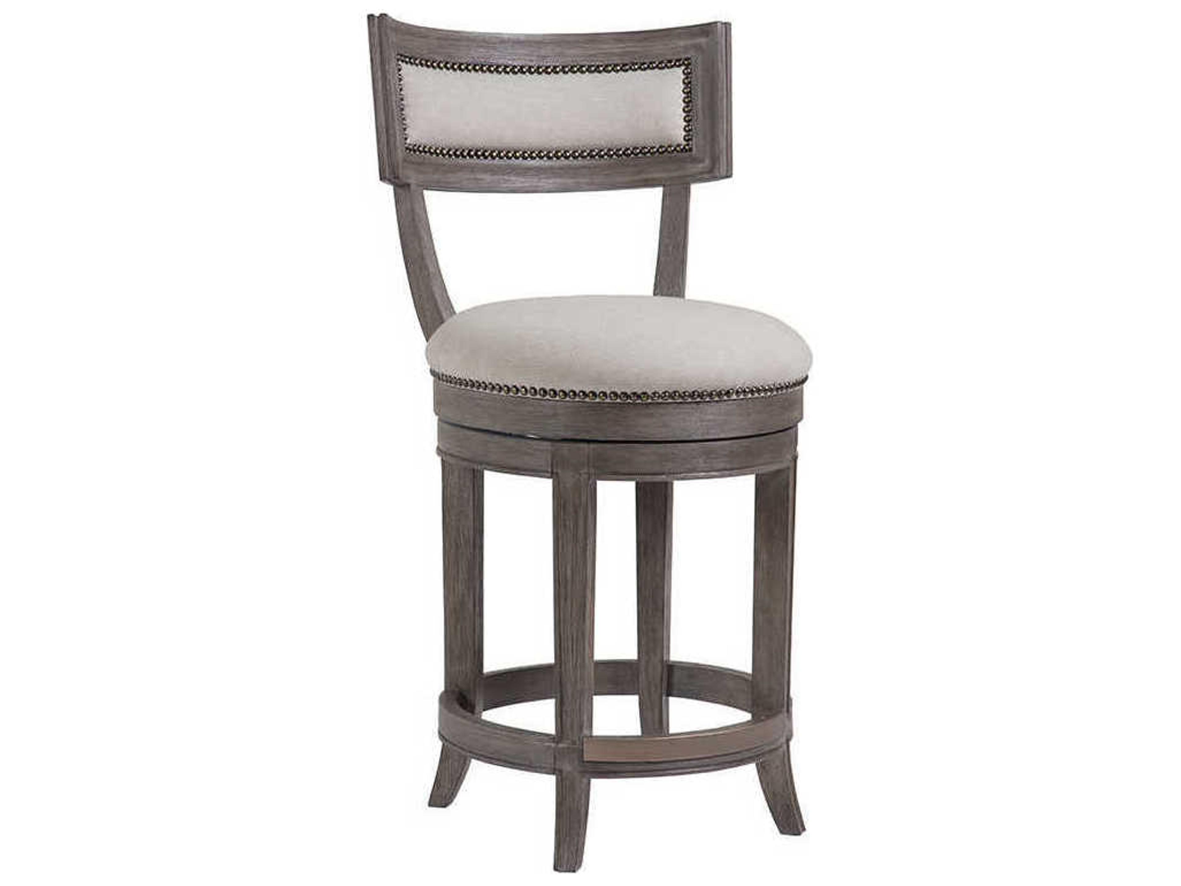 Apertif Swivel Upholstered Grigio Counter Stool