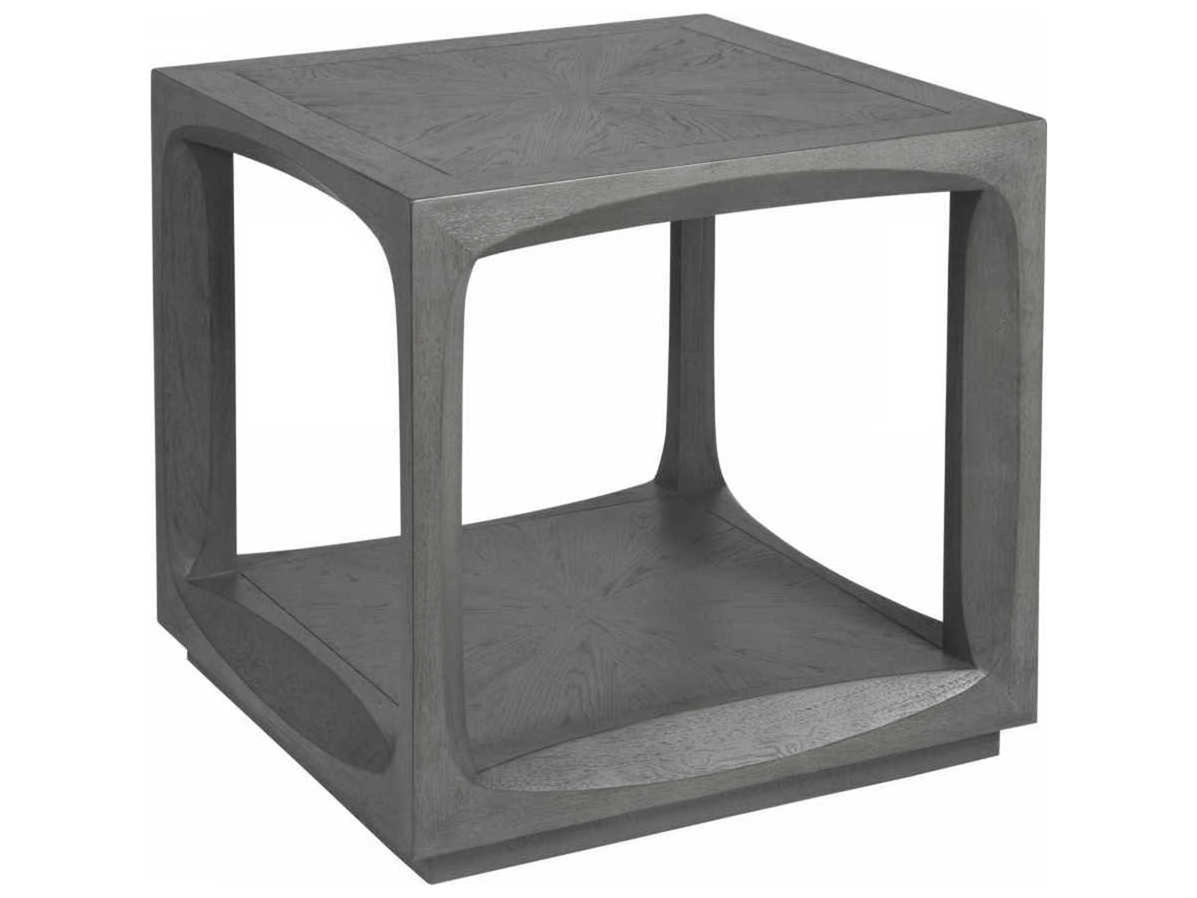 Appellation Square Wood Gray End Table