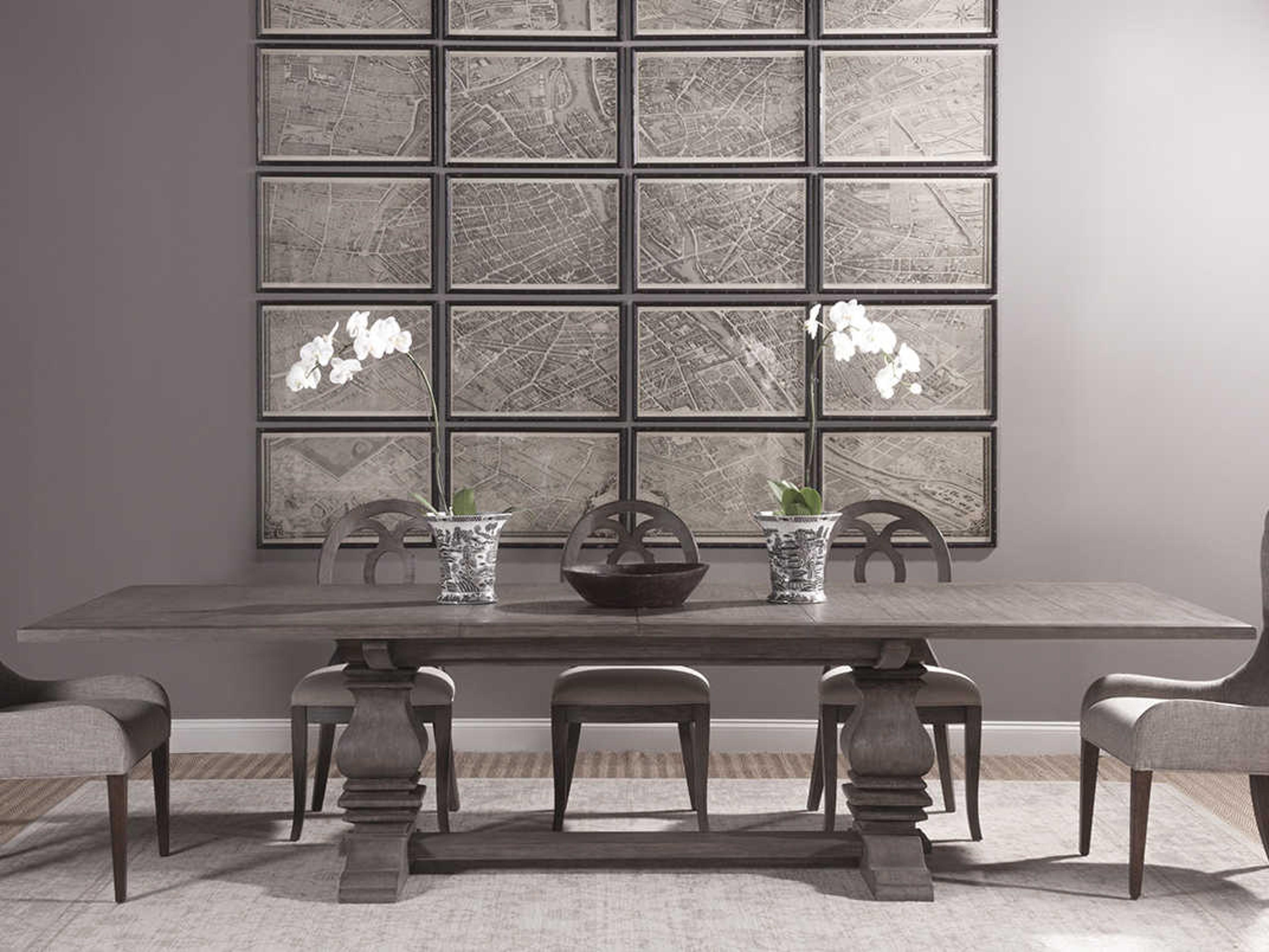 Artistica Axiom Rectangular Wood Grigio Dining Table