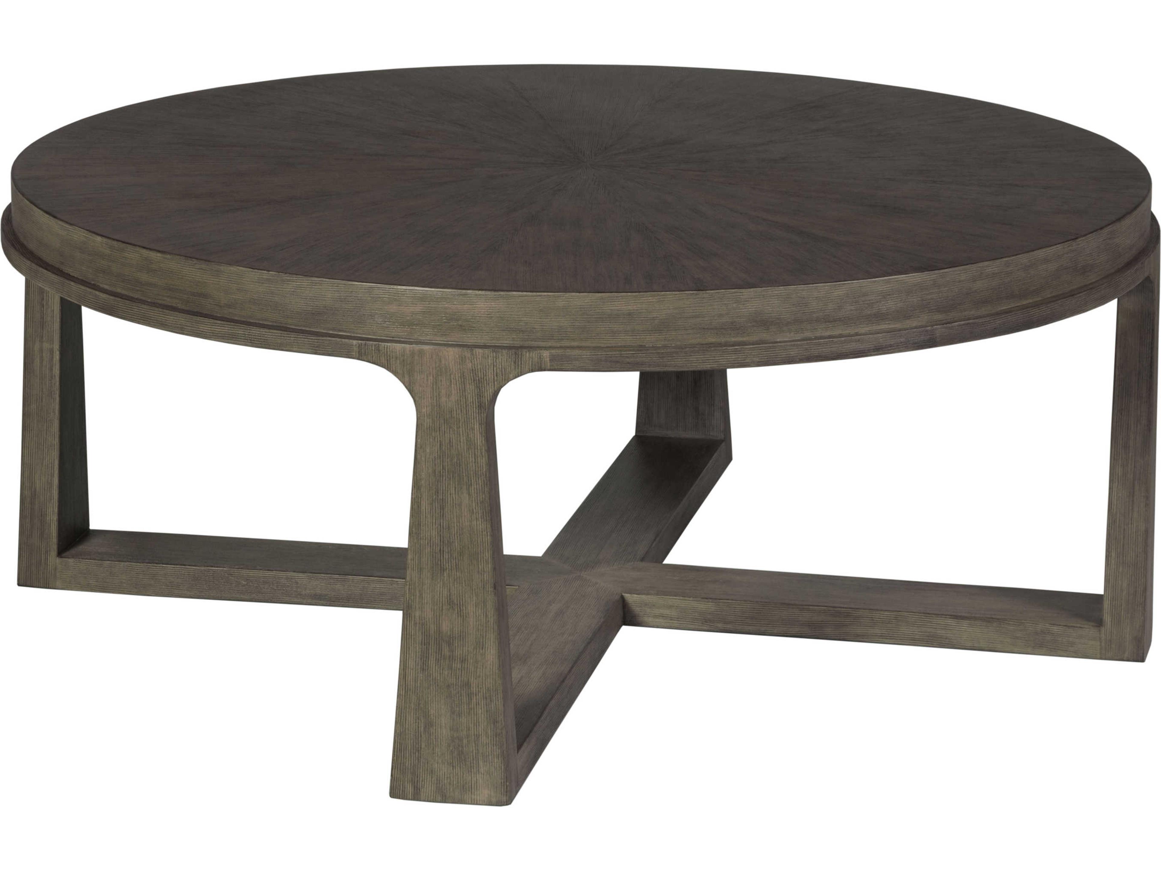 Artistica Cohesion Program Rousseau Round Wood Grigio Cocktail Table
