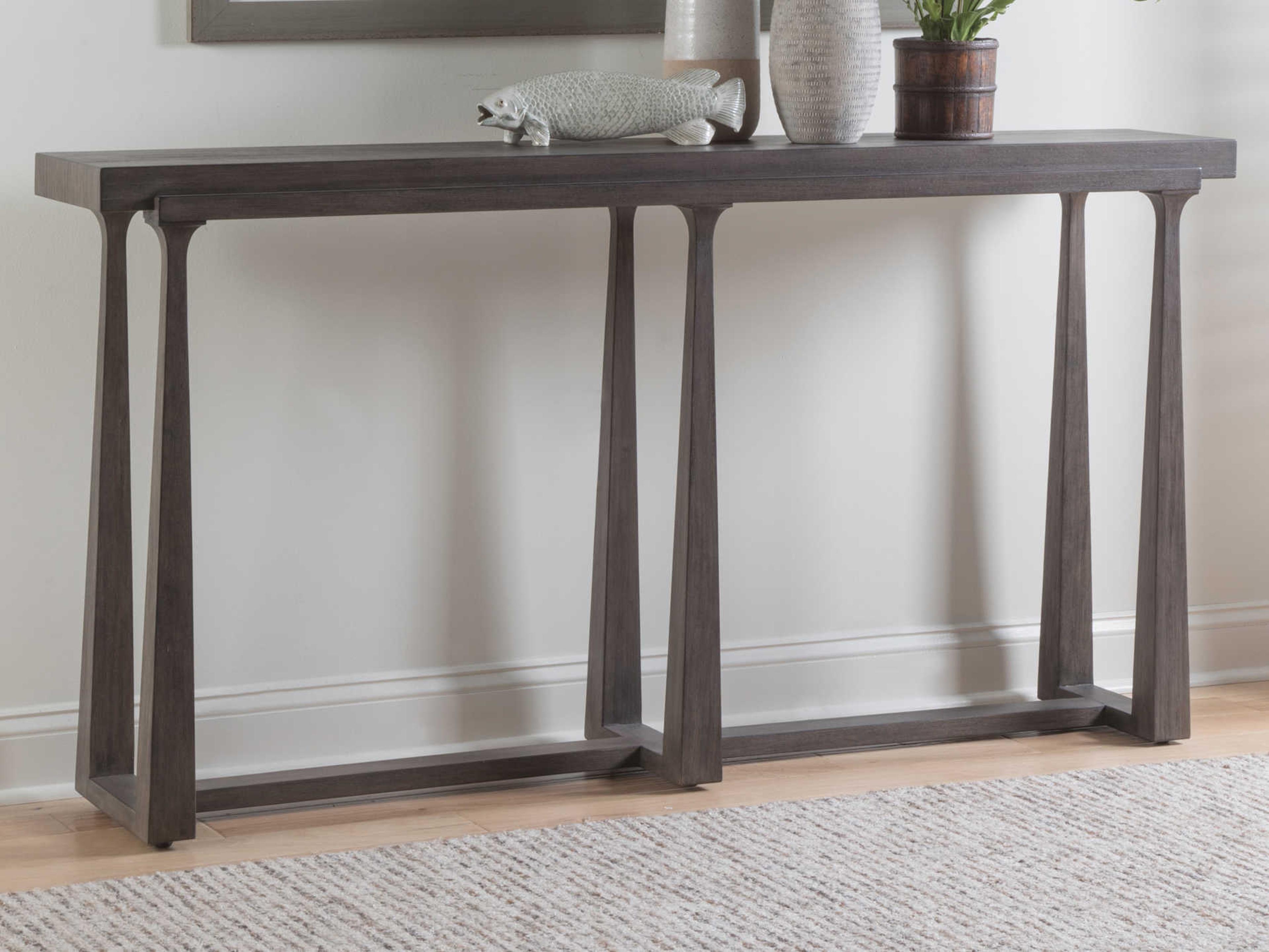 Artistica Cohesion Program Grantland Rectangular Wood Antico Console Table