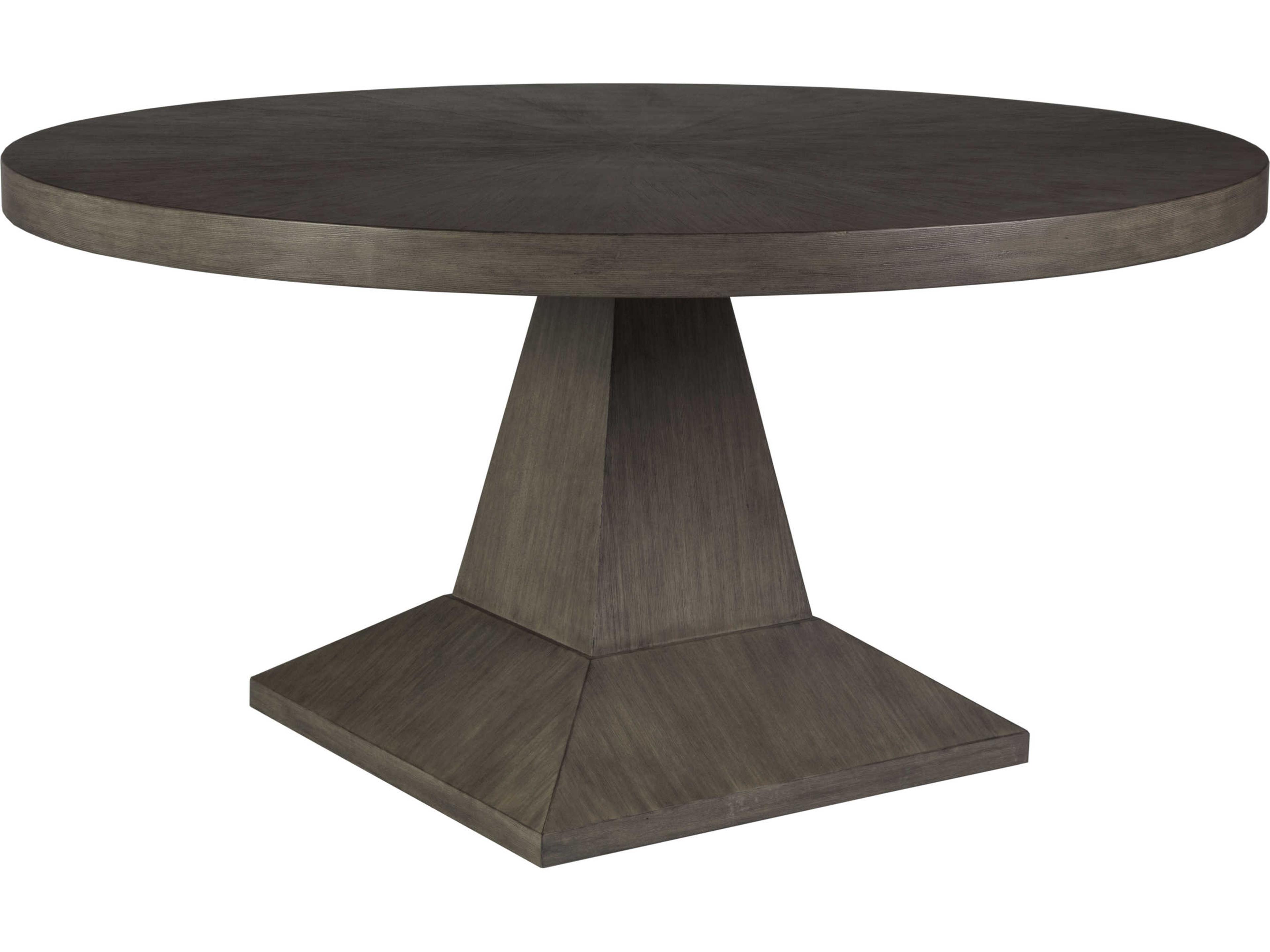 Cohesion Program Chronicle Round Wood Grigio Dining Table