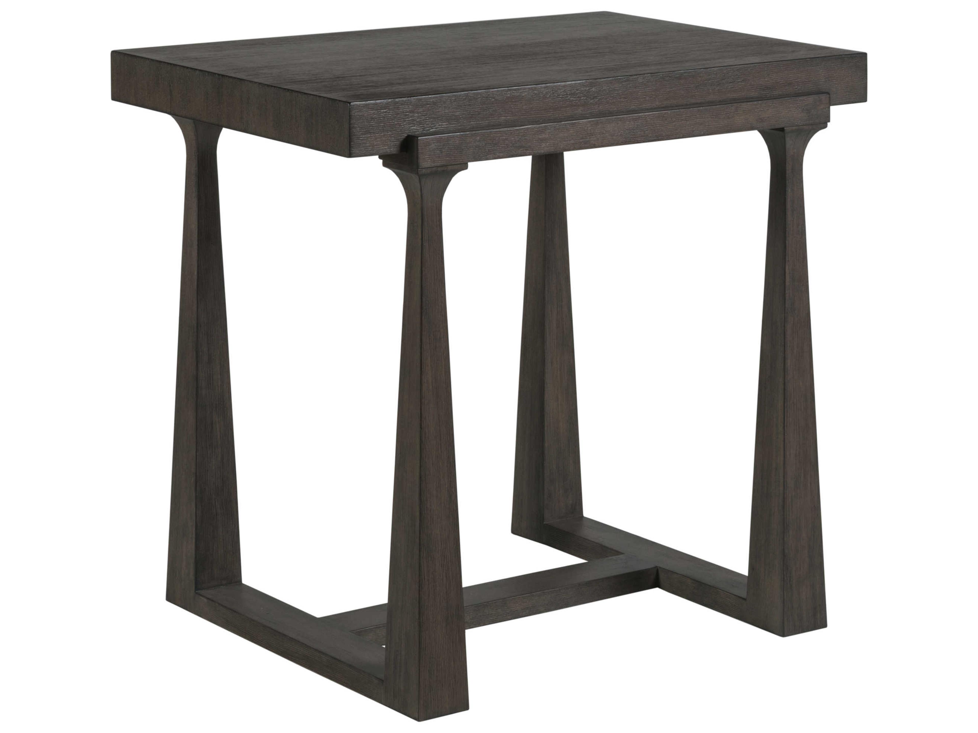 Artistica Cohesion Program Grantland Rectangular Wood Antico End Table