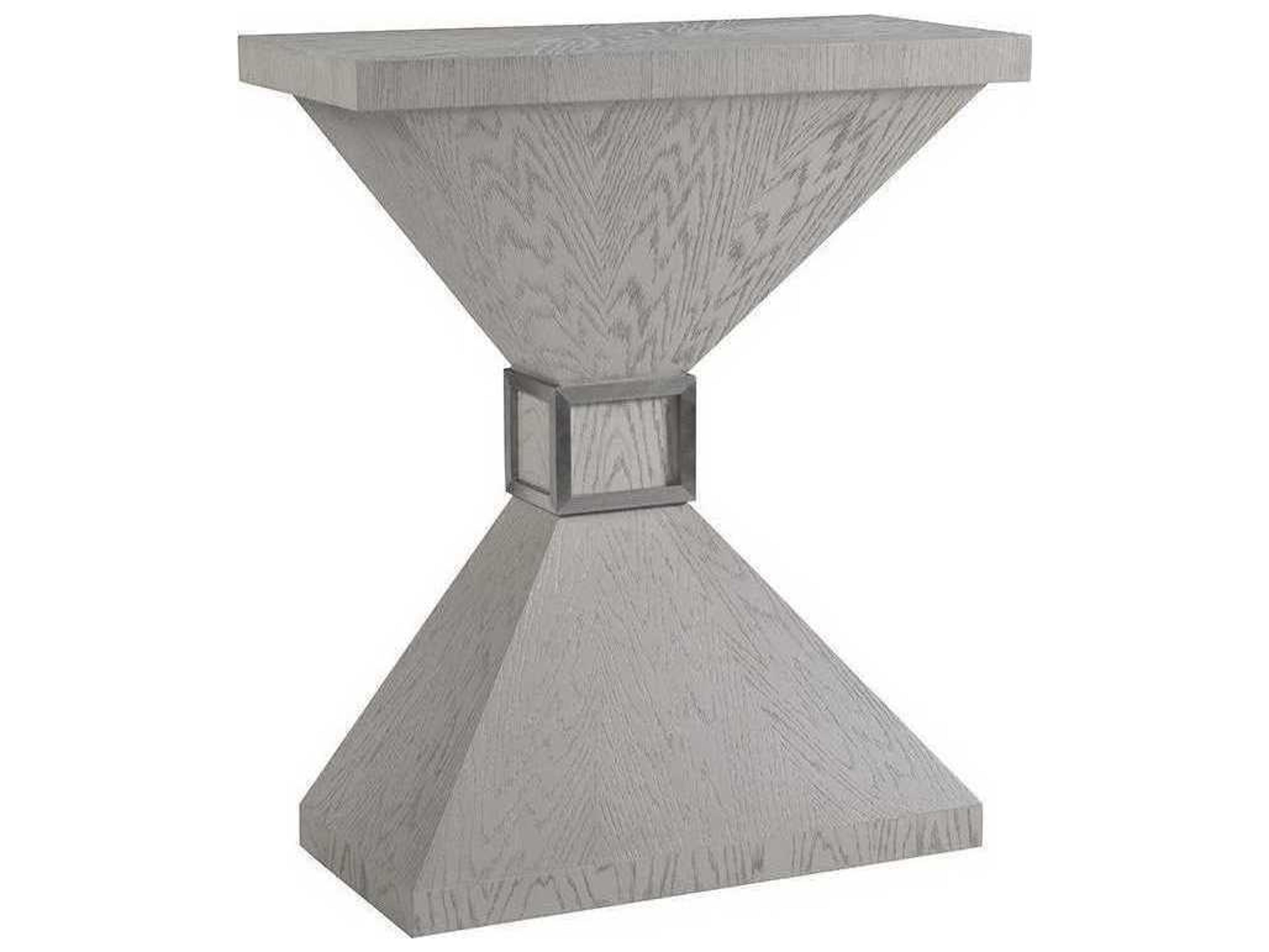 Artistica Dalliance Rectangular Wood Gray Console Table